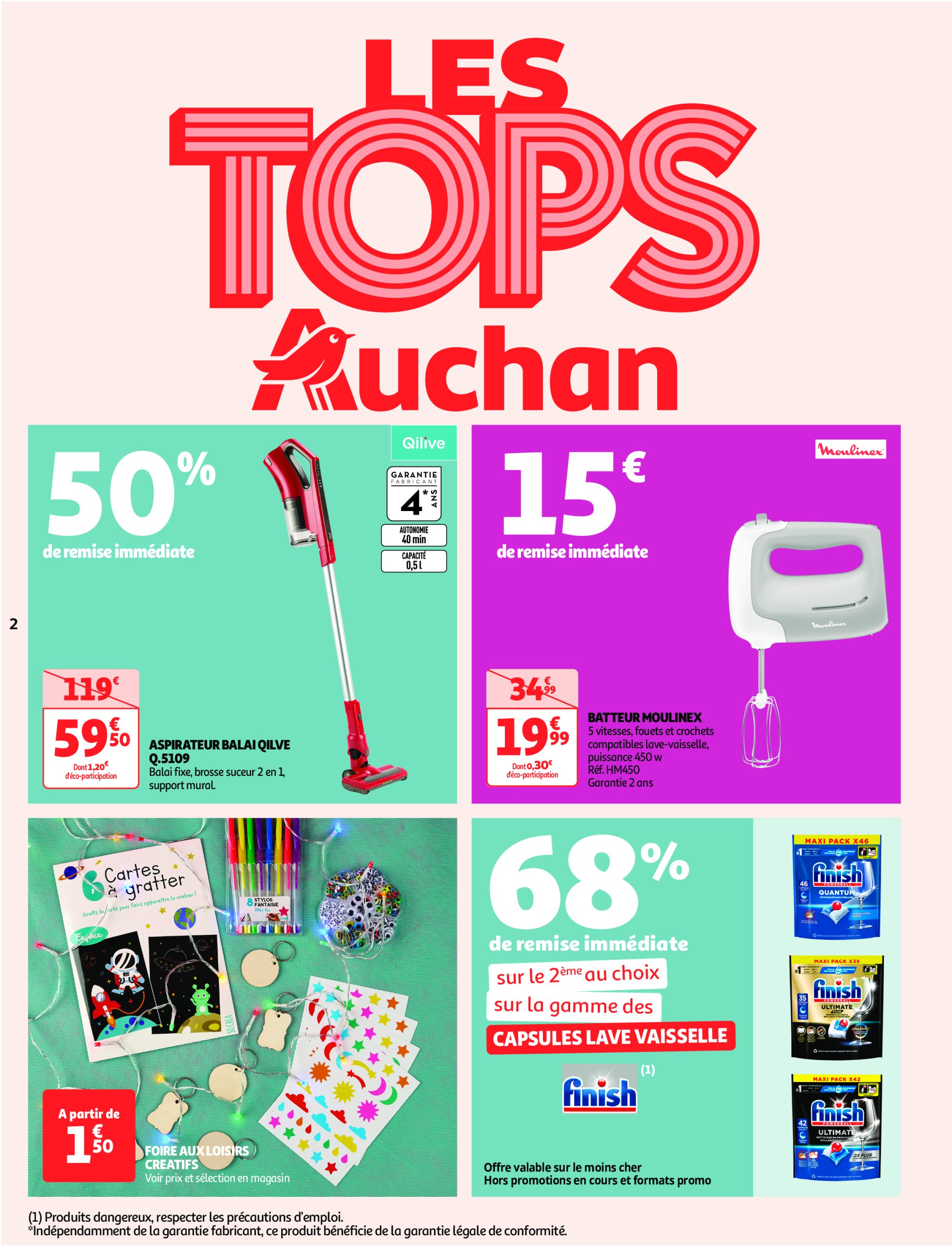 auchan - Catalogue Auchan supermarché - Des prix aussi bas, c'est le Top dans votre super valable dès 28/01 - 08/02 - page: 2