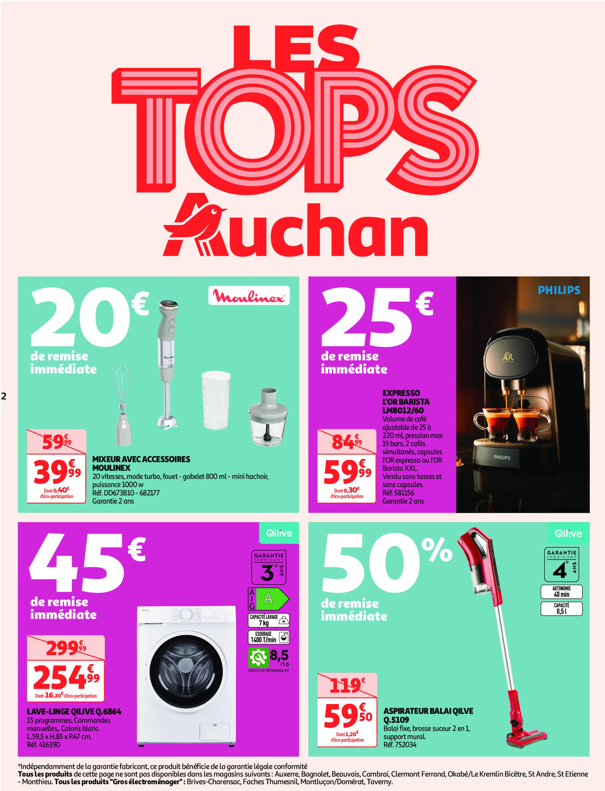 auchan - Catalogue Auchan - Des prix aussi bas, c'est le Top valable dès 28/01 - 09/02 - page: 2