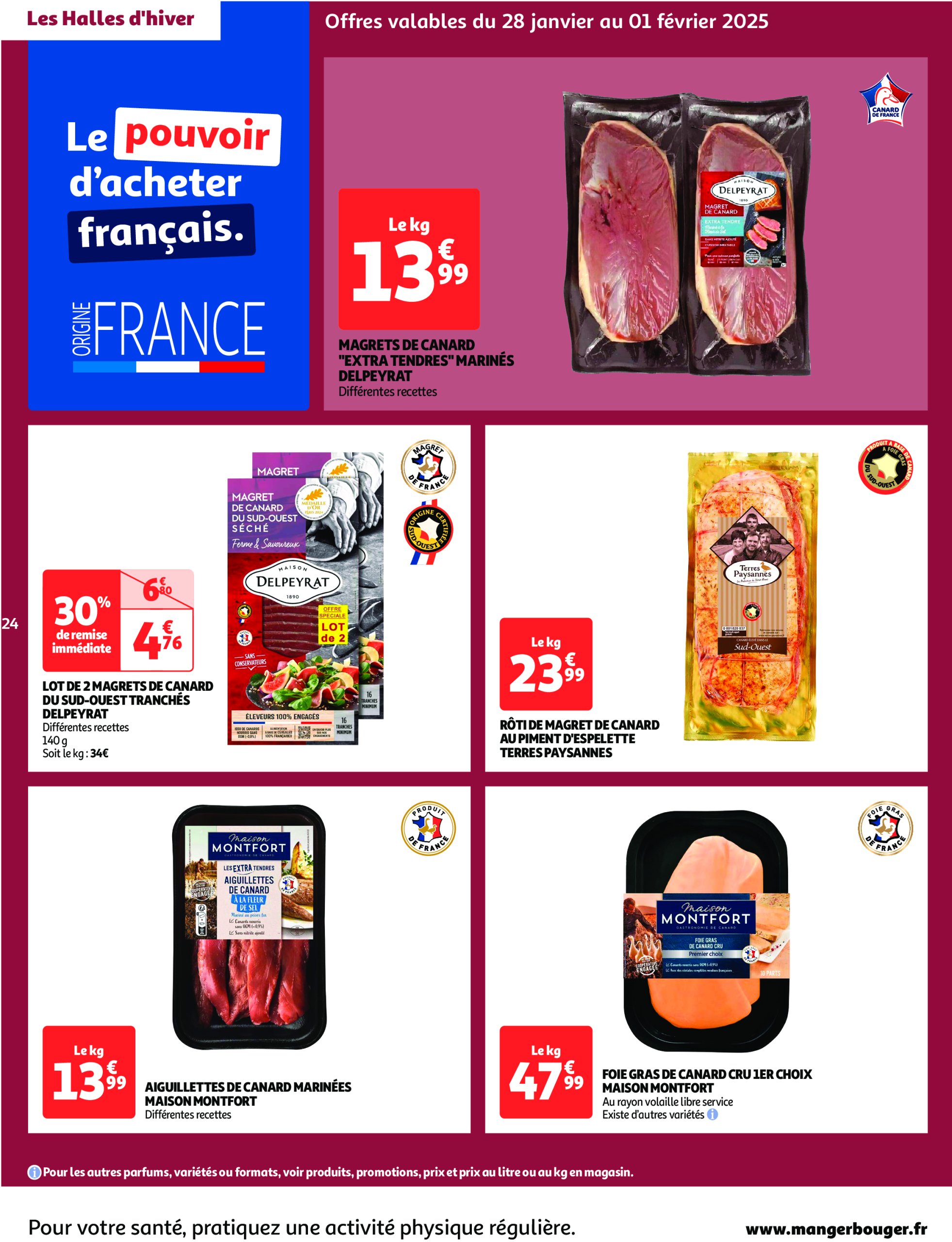 auchan - Catalogue Auchan - Des prix aussi bas, c'est le Top valable dès 28/01 - 09/02 - page: 24