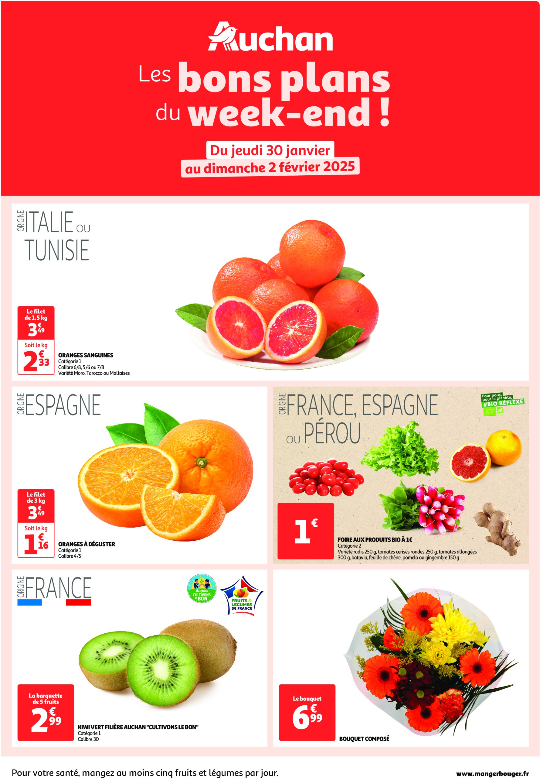 auchan - Catalogue Auchan - Les bons plans du week-end dans votre hyper ! valable dès 30/01 - 02/02