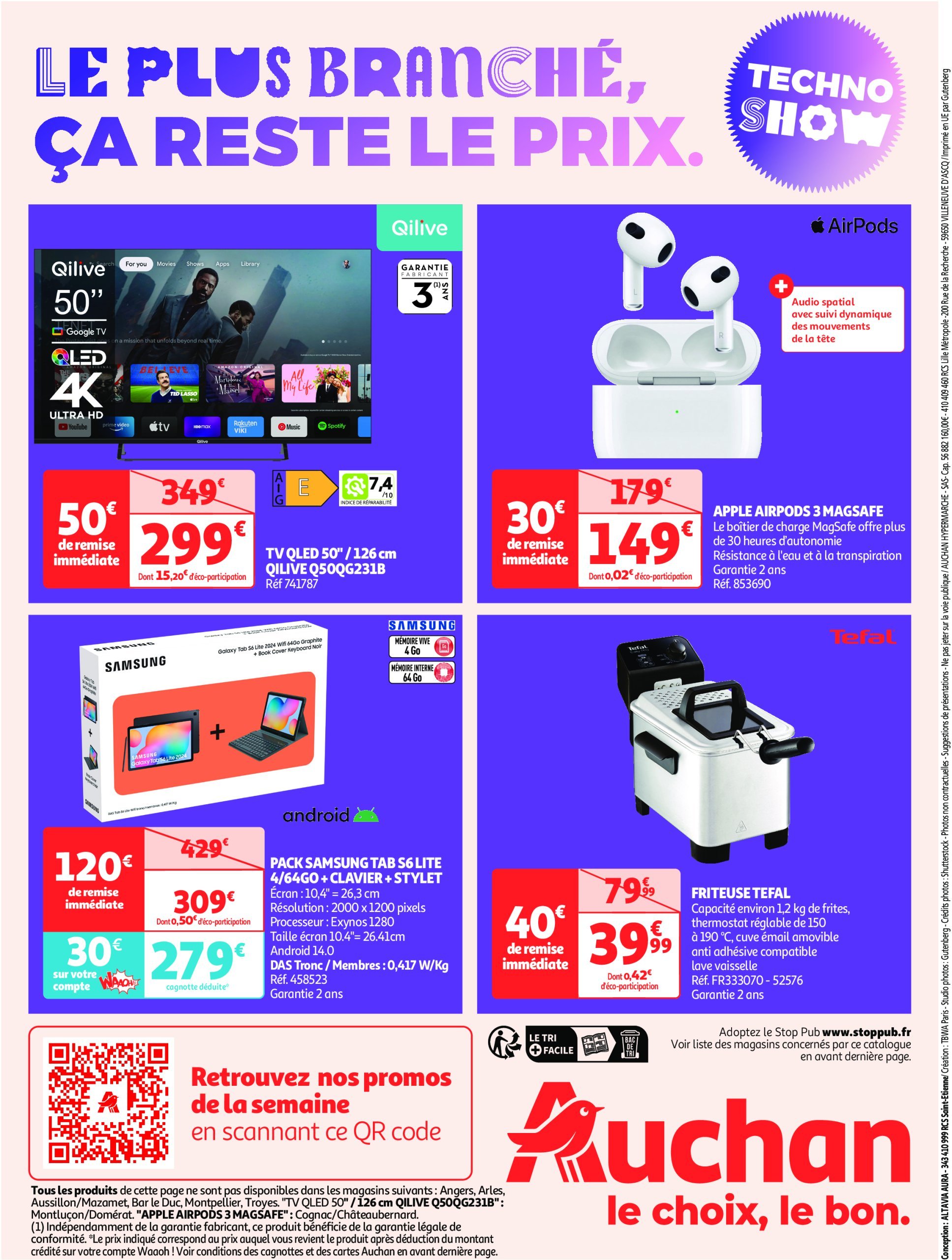 auchan - Catalogue Auchan - Technoshow : Le plus branché, ça reste le prix valable dès 04/02 - 16/02 - page: 8