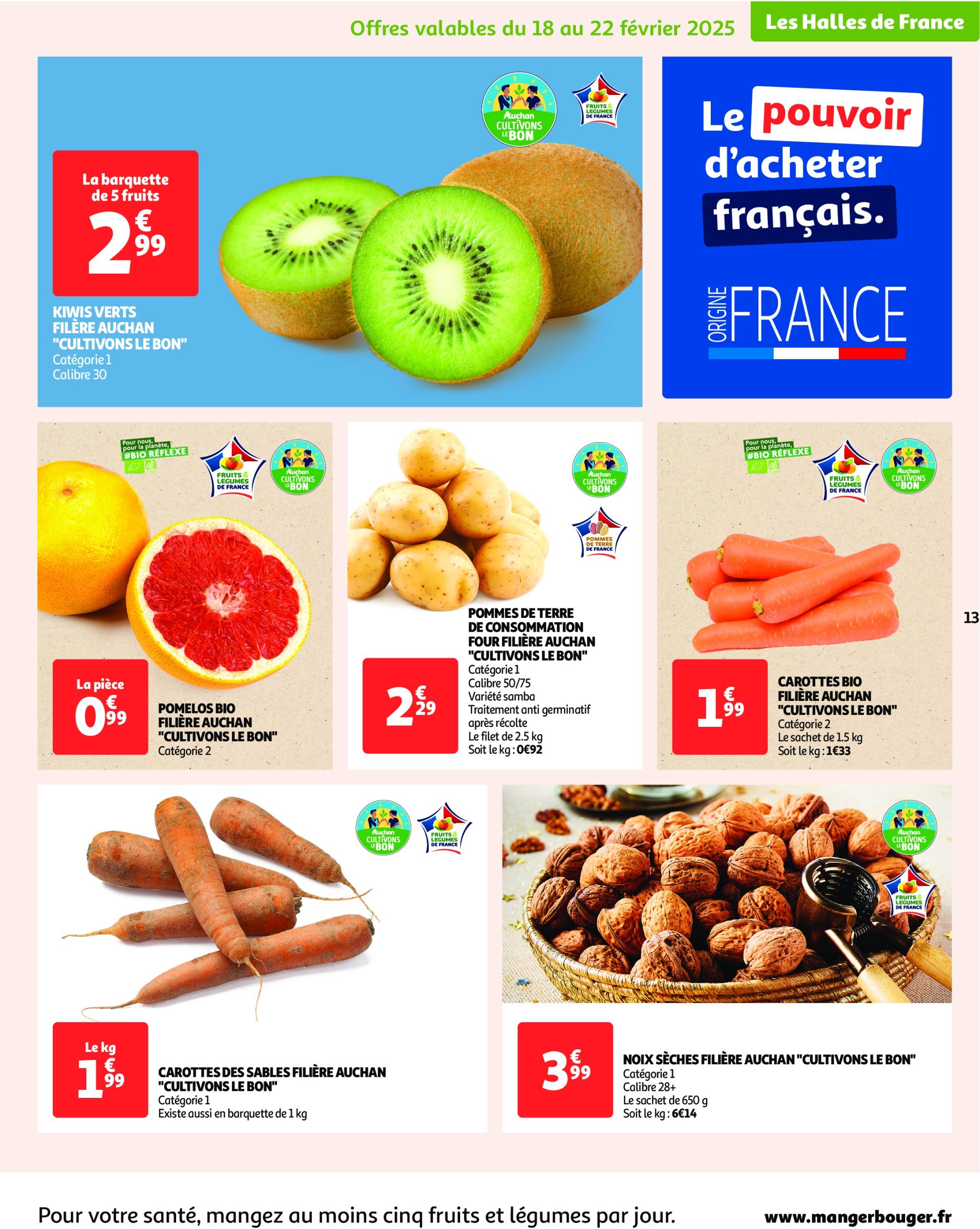 auchan - Catalogue Auchan valable dès 18/02 - 02/03 - page: 13