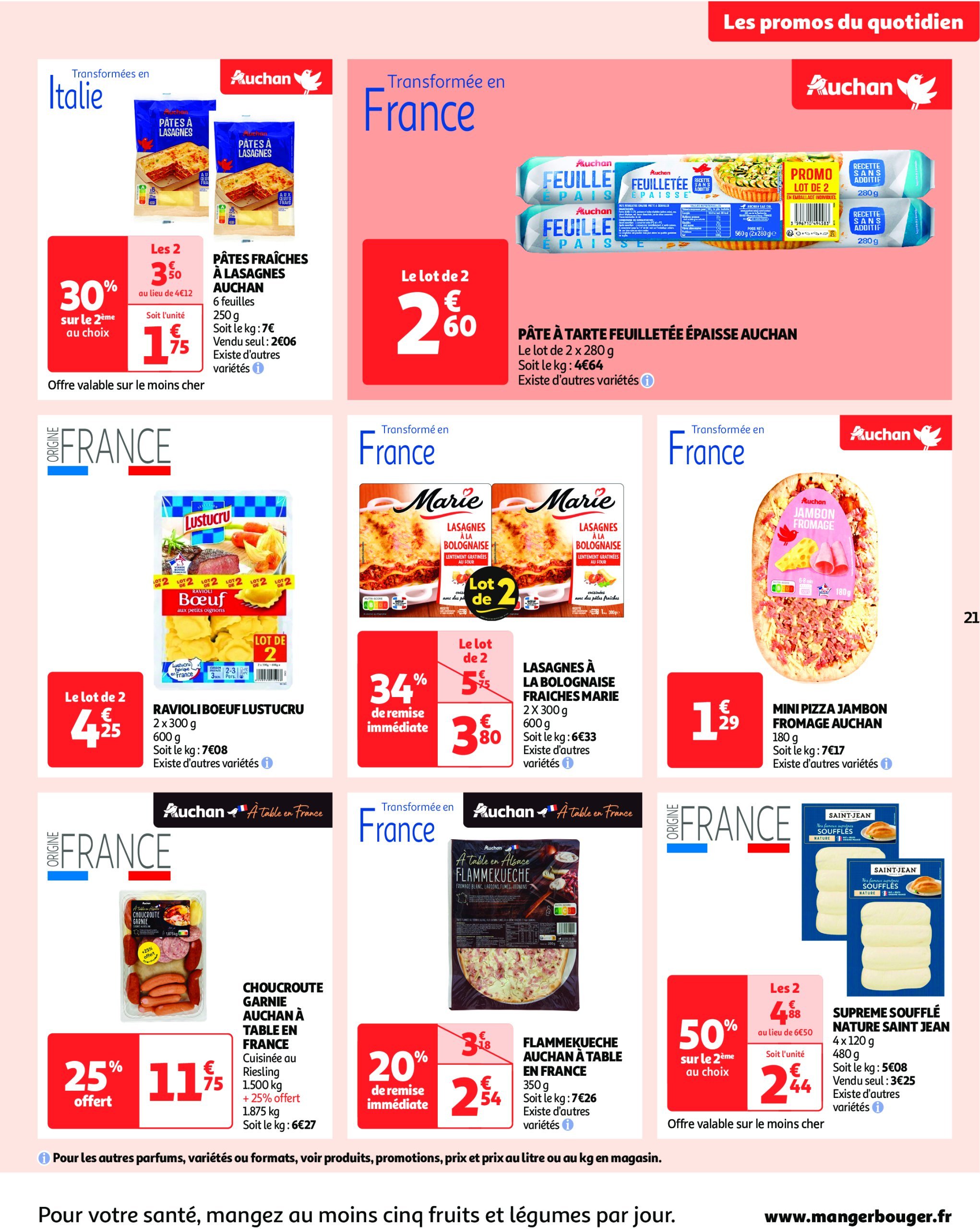 auchan - Catalogue Auchan valable dès 18/02 - 02/03 - page: 21