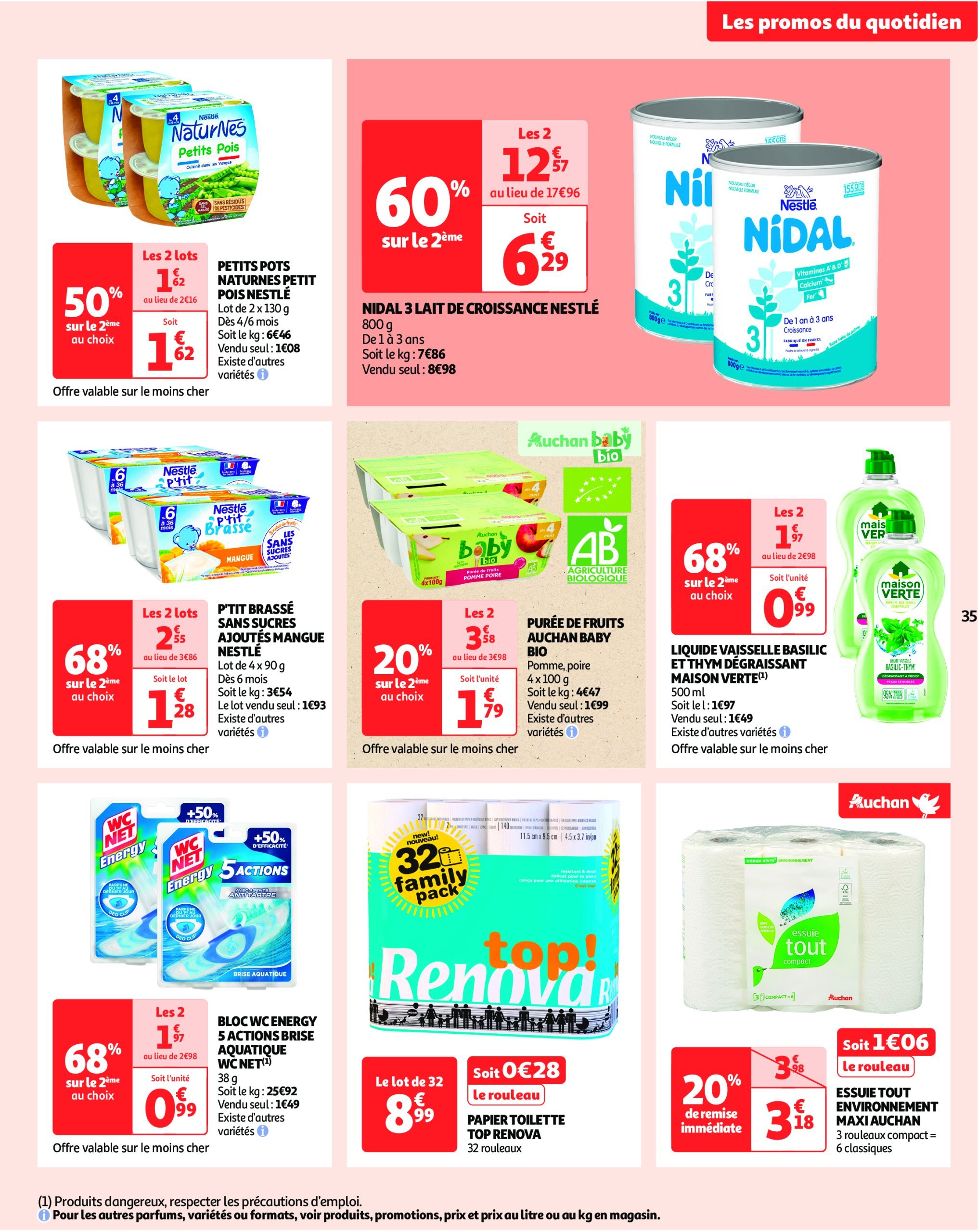 auchan - Catalogue Auchan valable dès 18/02 - 02/03 - page: 35