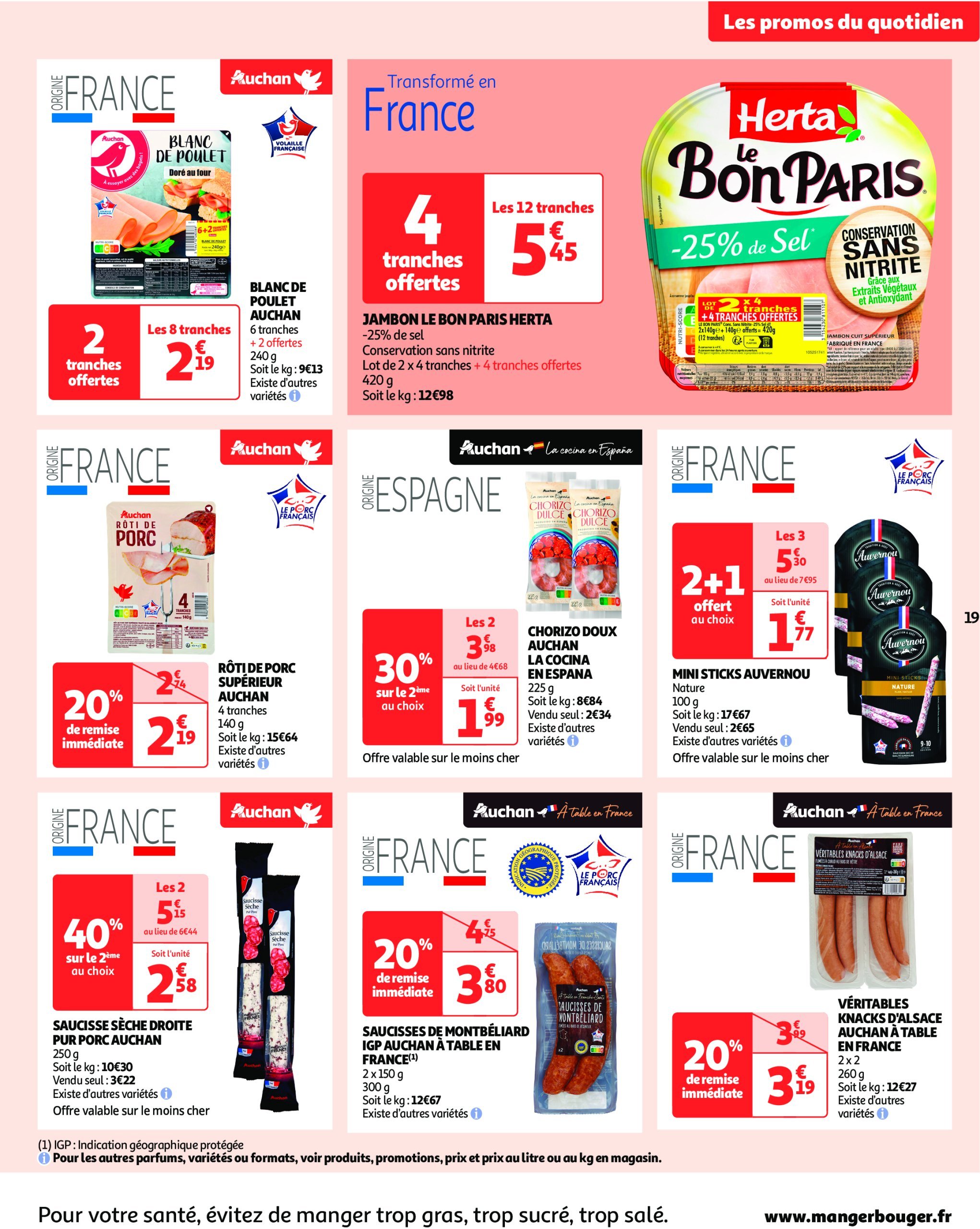 auchan - Catalogue Auchan valable dès 18/02 - 02/03 - page: 19