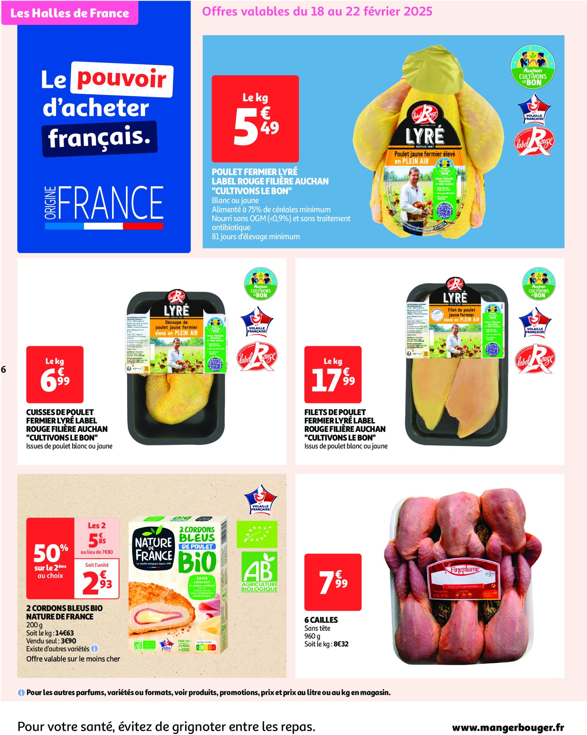 auchan - Catalogue Auchan valable dès 18/02 - 02/03 - page: 6