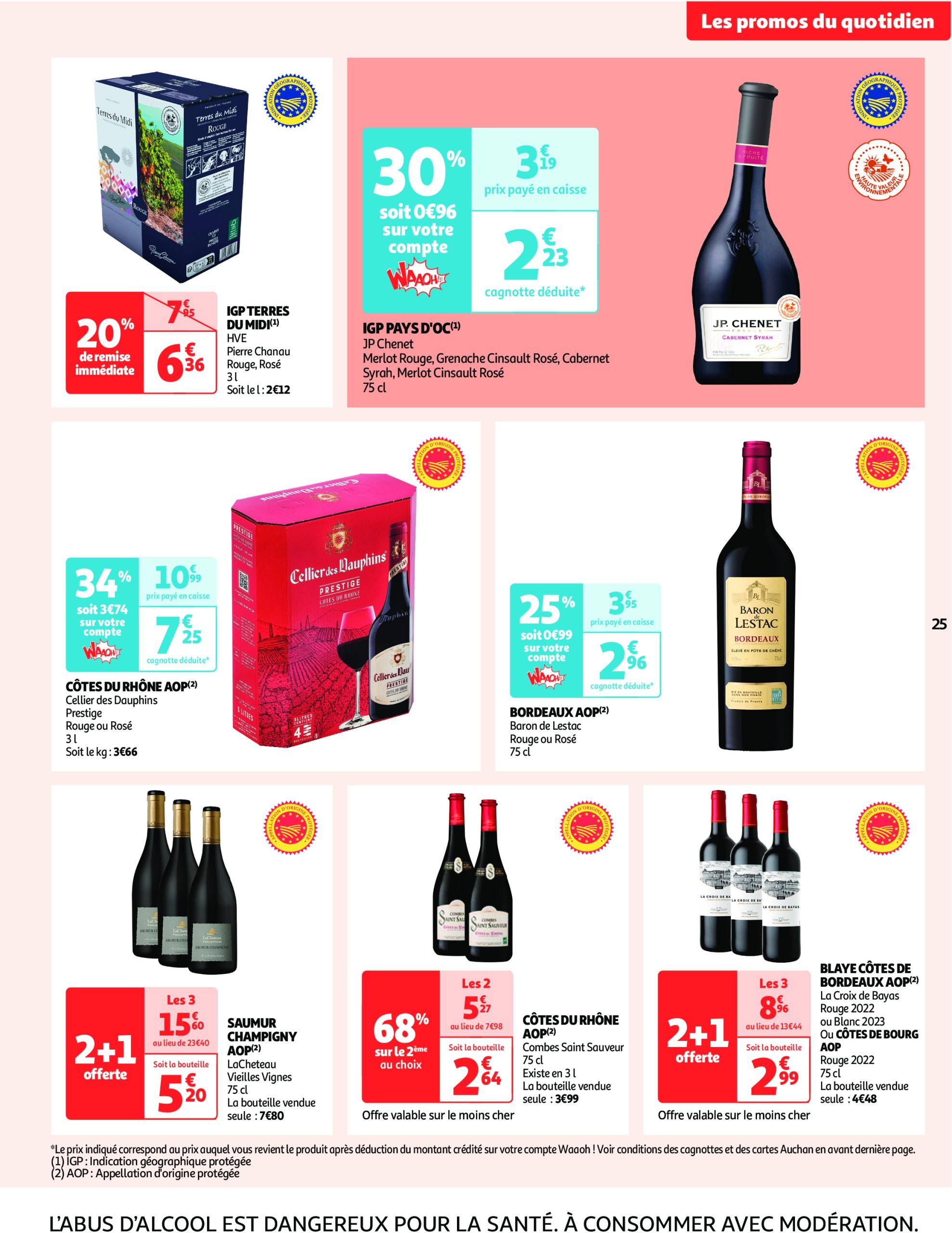 auchan - Catalogue Auchan supermarché - Les gros prix on en fait des confettis dans votre super valable dès 25/02 - 08/03 - page: 25