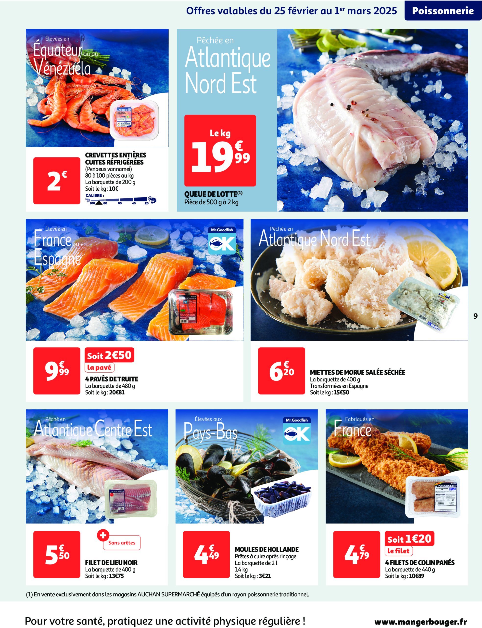 auchan - Catalogue Auchan supermarché - Les gros prix on en fait des confettis dans votre super valable dès 25/02 - 08/03 - page: 9