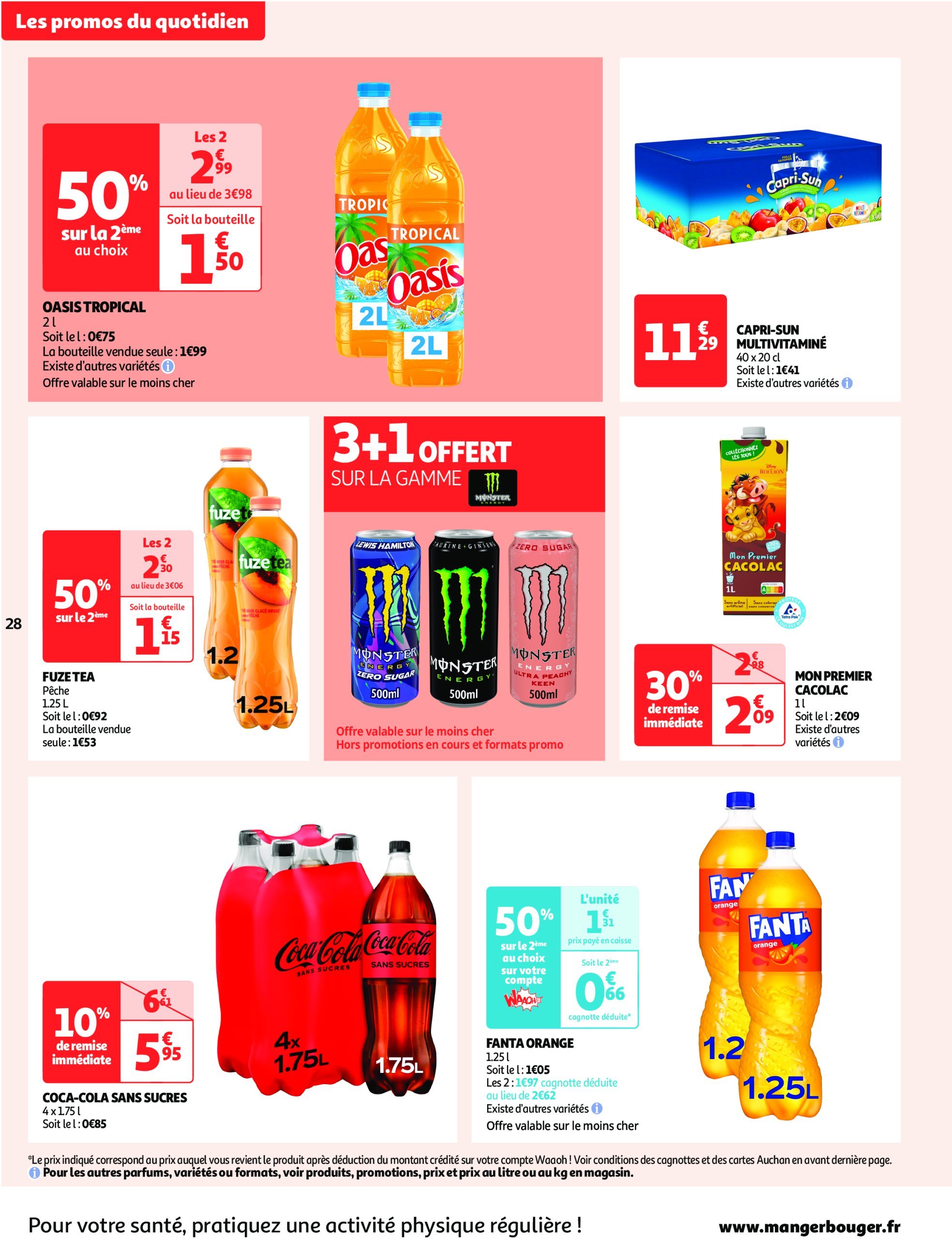 auchan - Catalogue Auchan supermarché - Les gros prix on en fait des confettis dans votre super valable dès 25/02 - 08/03 - page: 28