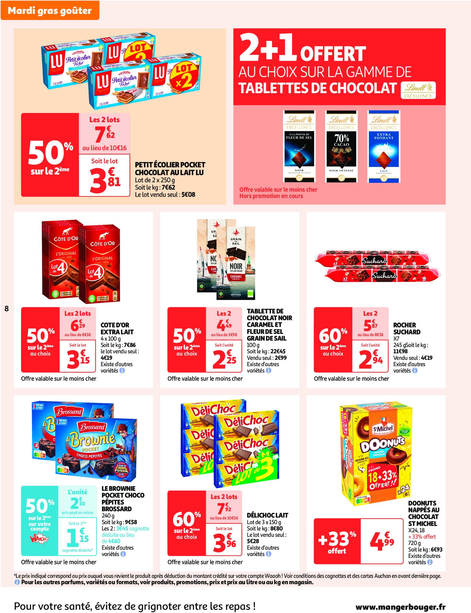 auchan - Catalogue Auchan - Les gros prix on en fait des confettis valable dès 25/02 - 09/03 - page: 8