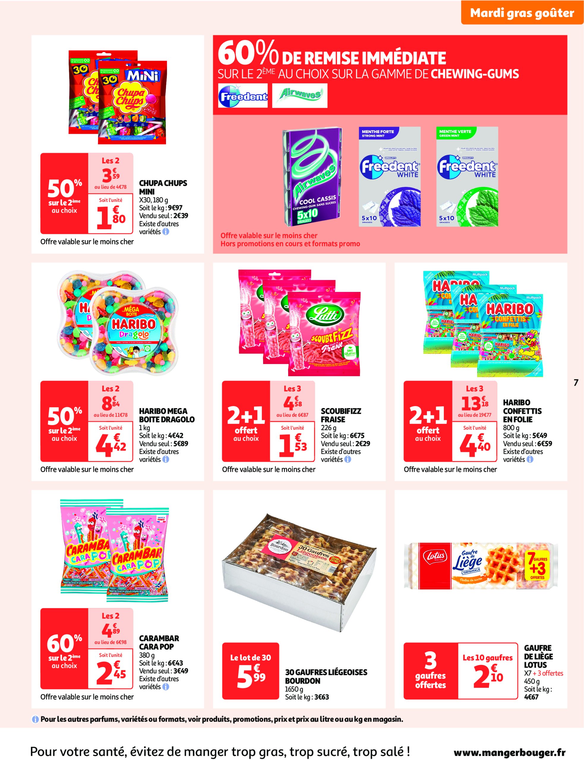 auchan - Catalogue Auchan - Les gros prix on en fait des confettis valable dès 25/02 - 09/03 - page: 7