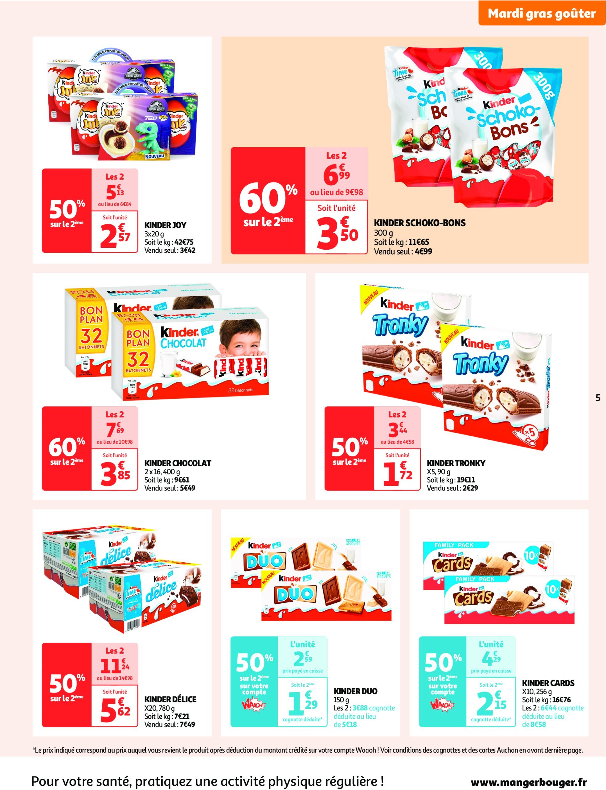 auchan - Catalogue Auchan - Les gros prix on en fait des confettis valable dès 25/02 - 09/03 - page: 5