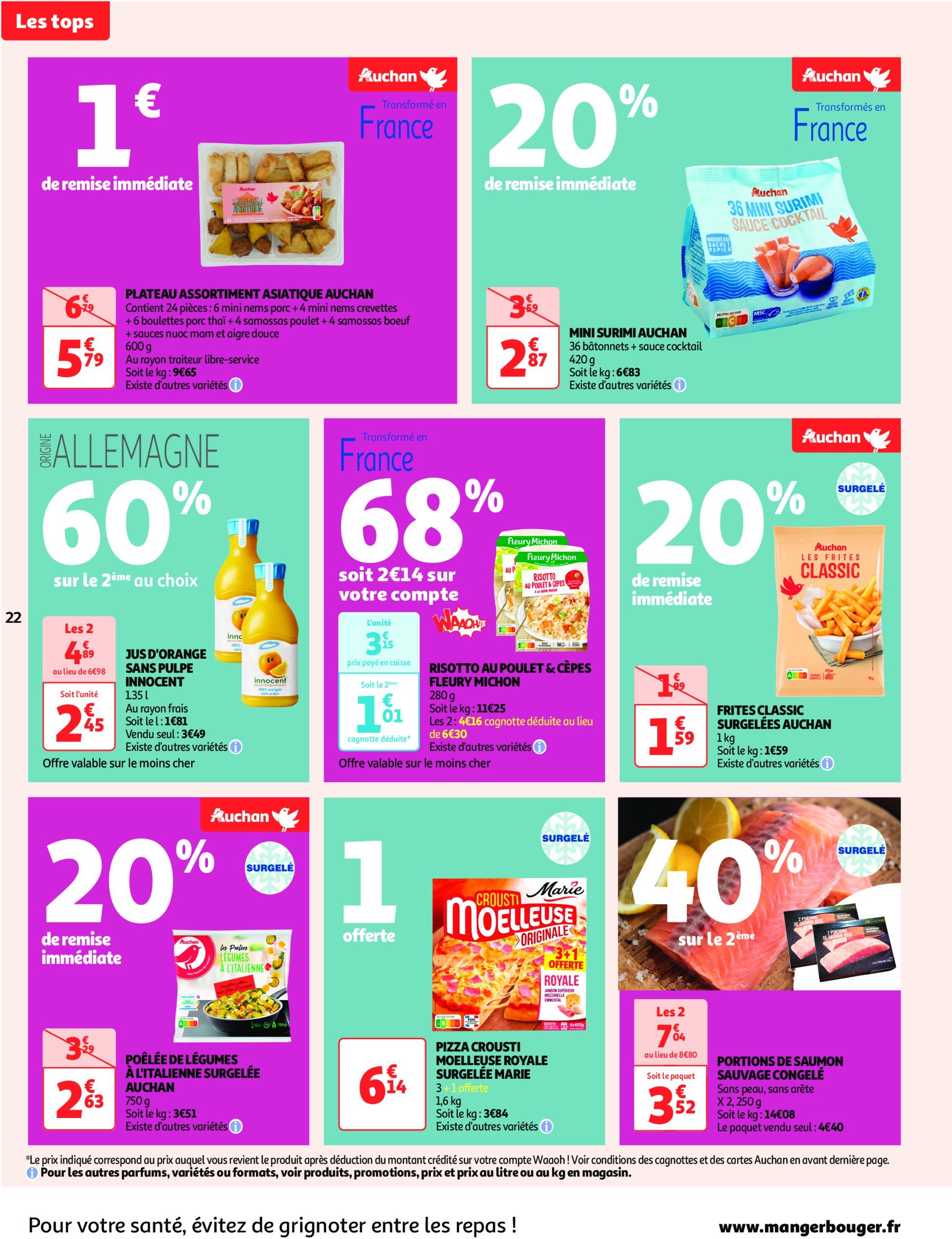 auchan - Catalogue Auchan - Les gros prix on en fait des confettis valable dès 25/02 - 09/03 - page: 22