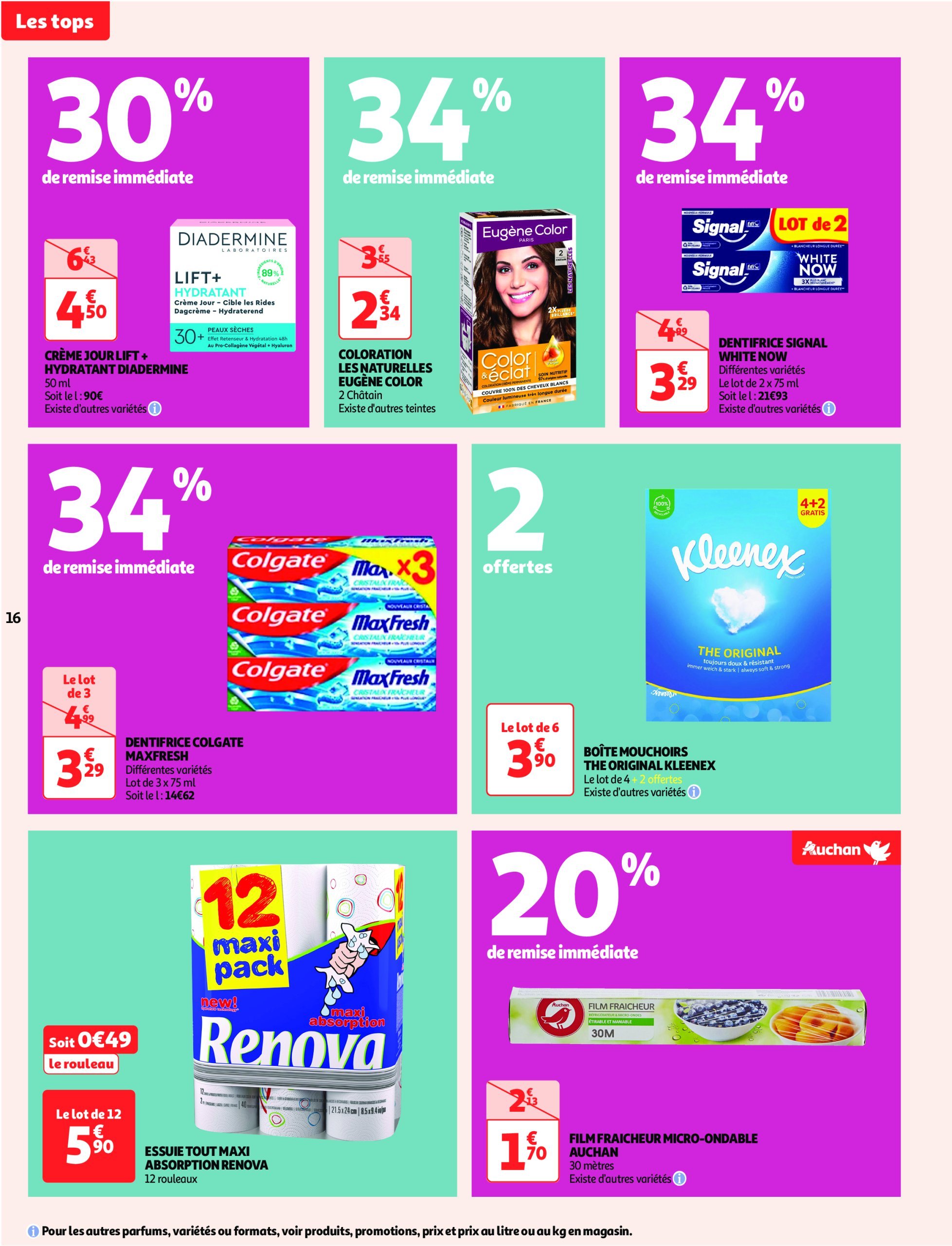 auchan - Catalogue Auchan - Les gros prix on en fait des confettis valable dès 25/02 - 09/03 - page: 16