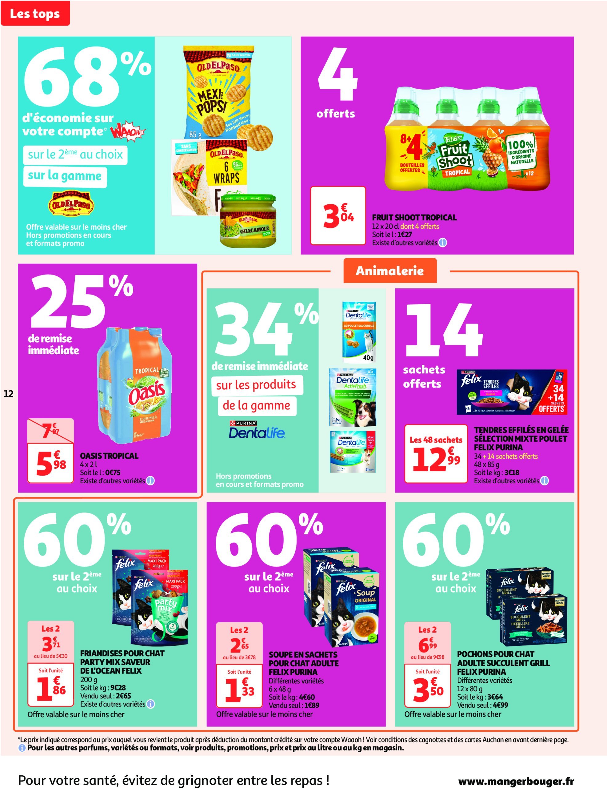 auchan - Catalogue Auchan - Les gros prix on en fait des confettis valable dès 25/02 - 09/03 - page: 12