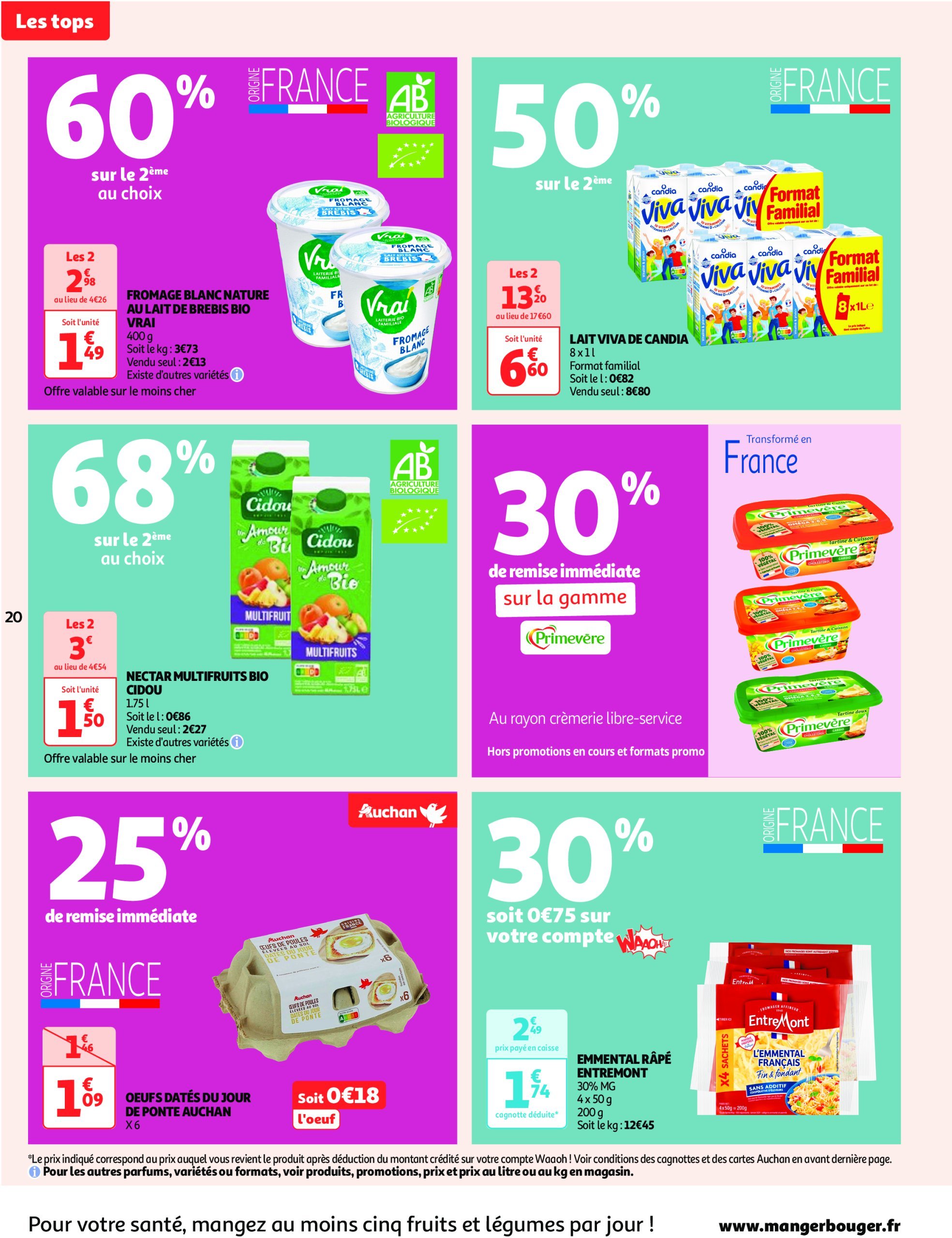 auchan - Catalogue Auchan - Les gros prix on en fait des confettis valable dès 25/02 - 09/03 - page: 20