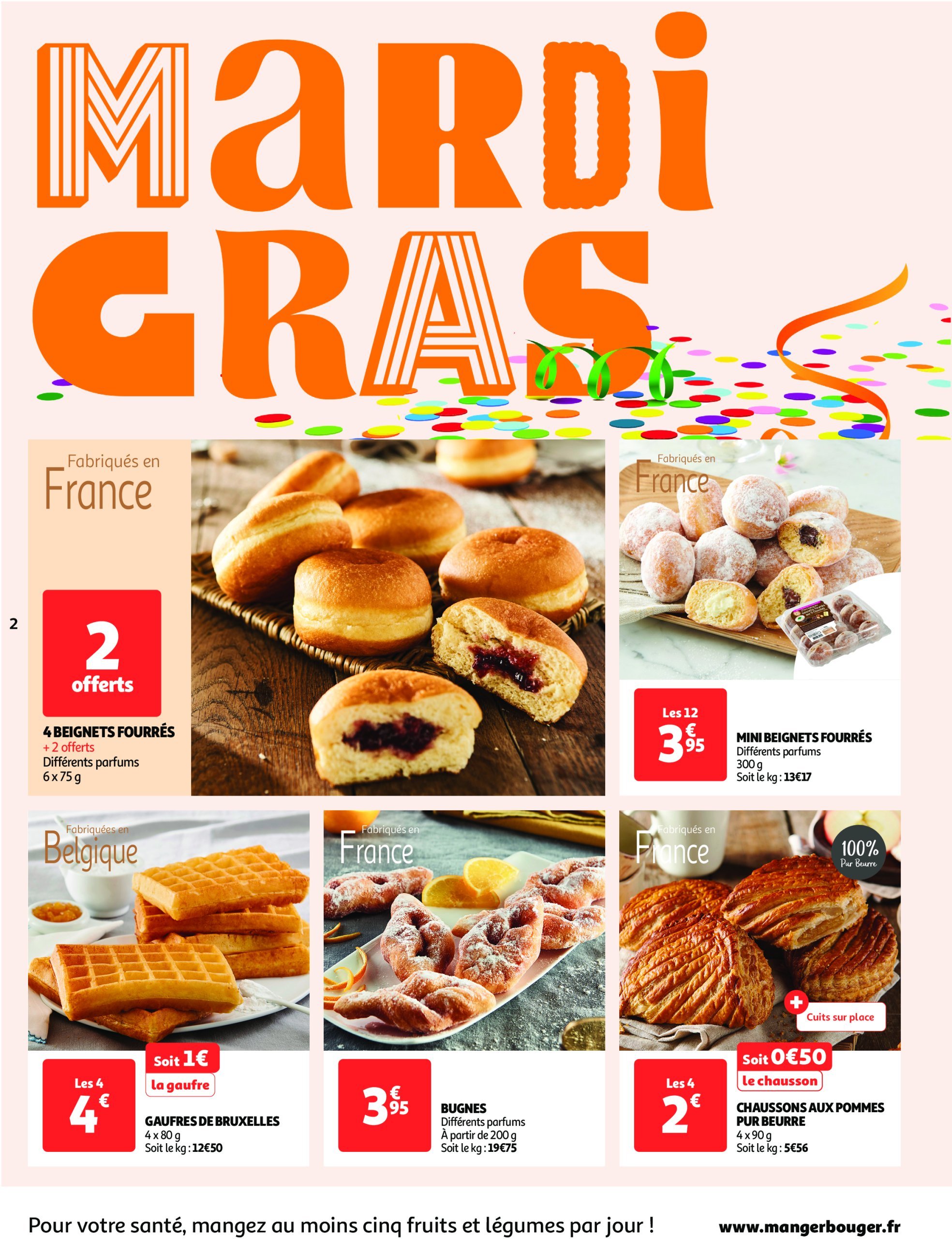 auchan - Catalogue Auchan - Les gros prix on en fait des confettis valable dès 25/02 - 09/03 - page: 2