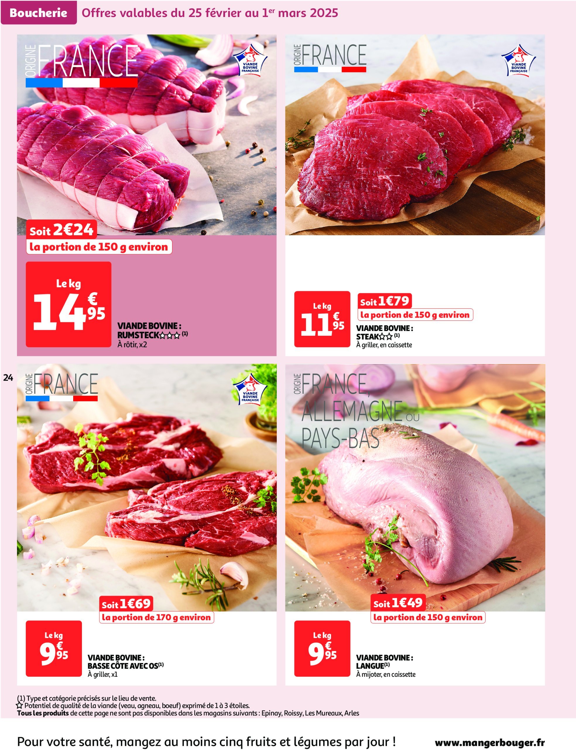 auchan - Catalogue Auchan - Les gros prix on en fait des confettis valable dès 25/02 - 09/03 - page: 24