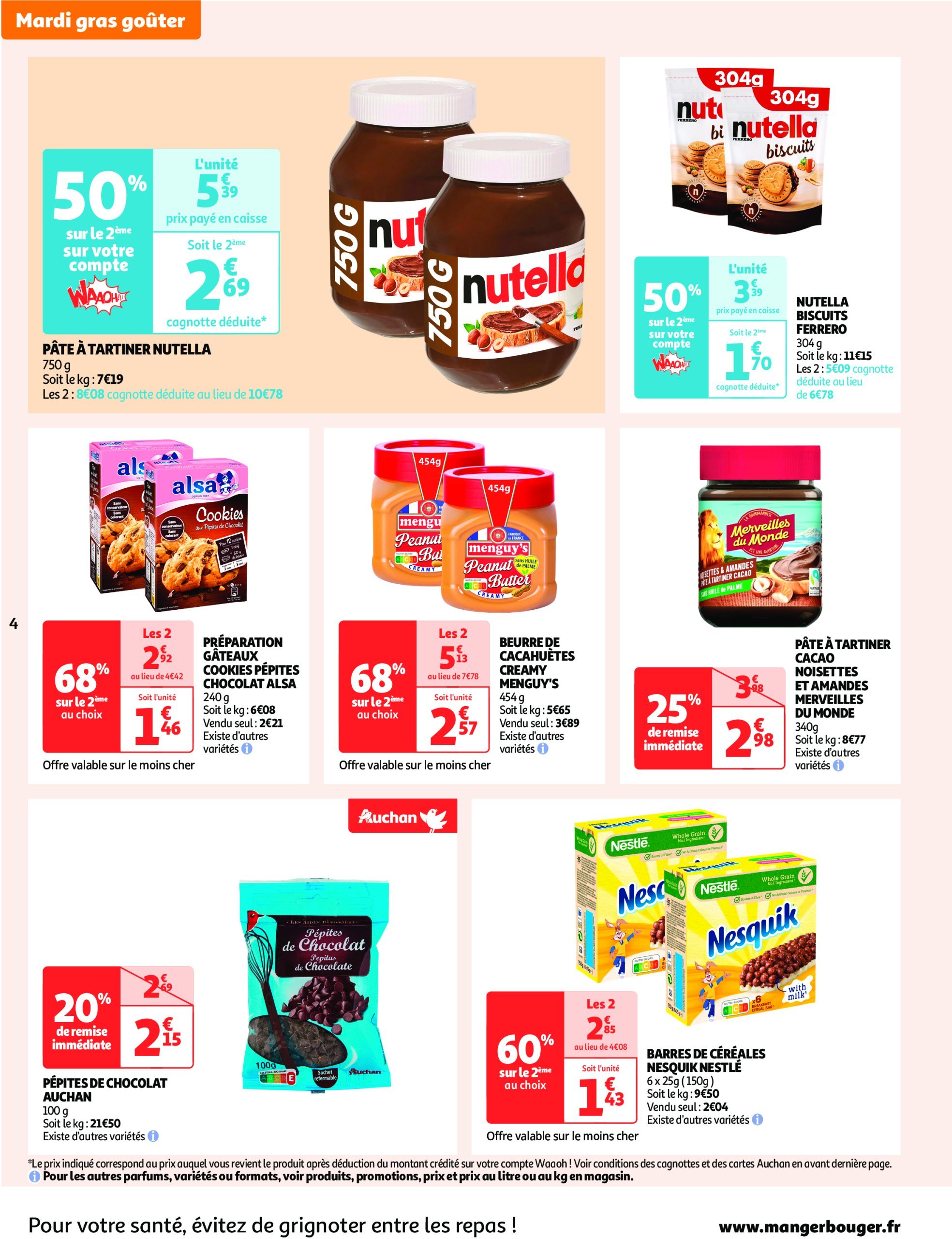 auchan - Catalogue Auchan - Les gros prix on en fait des confettis valable dès 25/02 - 09/03 - page: 4