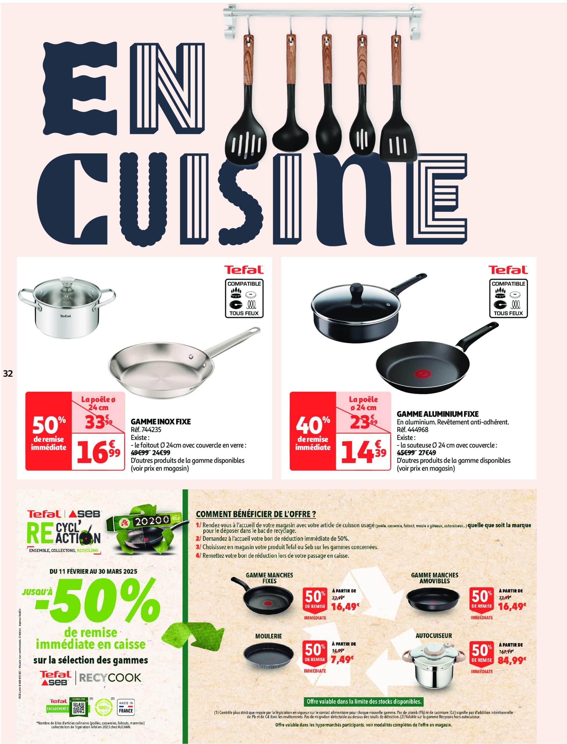 auchan - Catalogue Auchan - Les gros prix on en fait des confettis valable dès 25/02 - 09/03 - page: 32