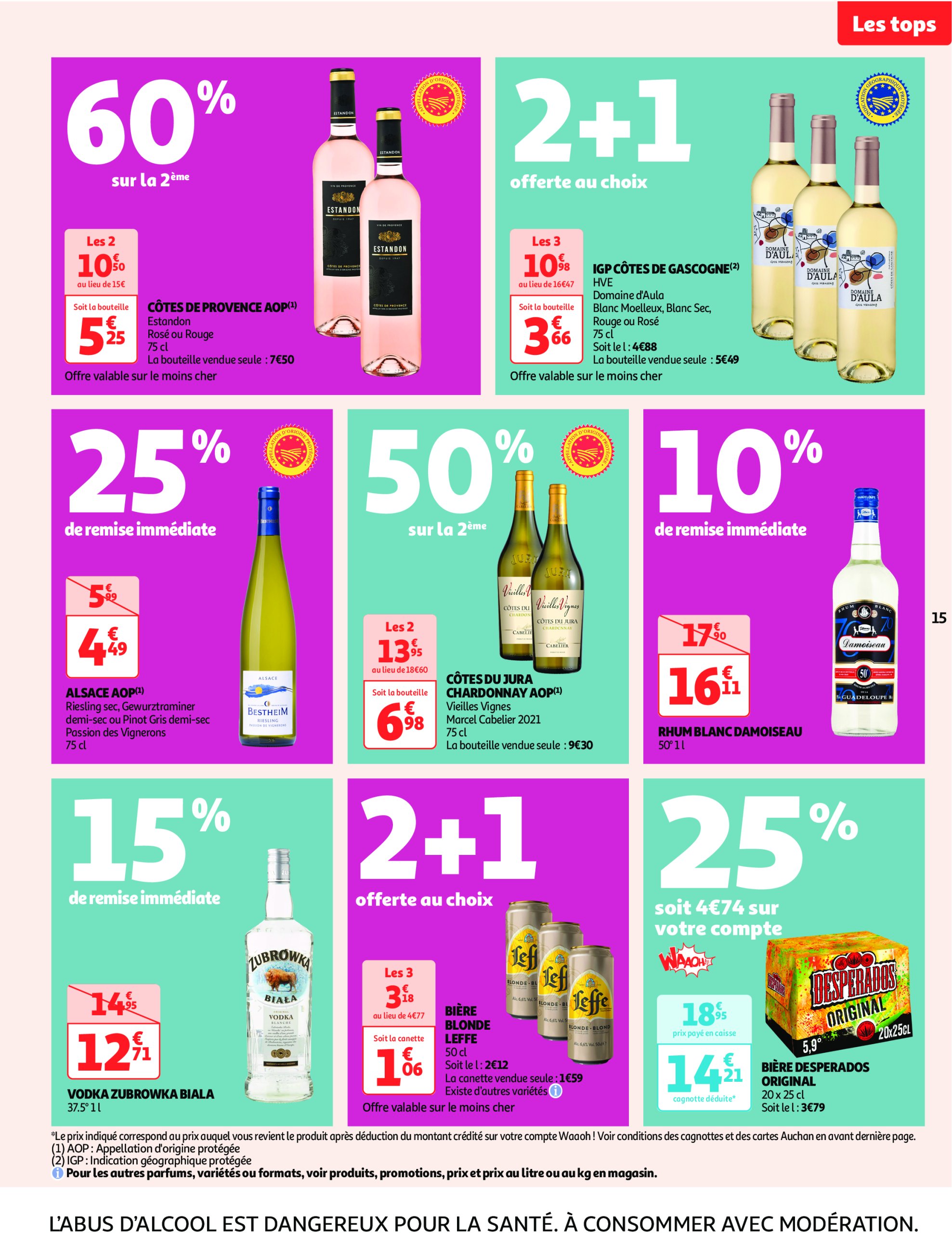 auchan - Catalogue Auchan - Les gros prix on en fait des confettis valable dès 25/02 - 09/03 - page: 15