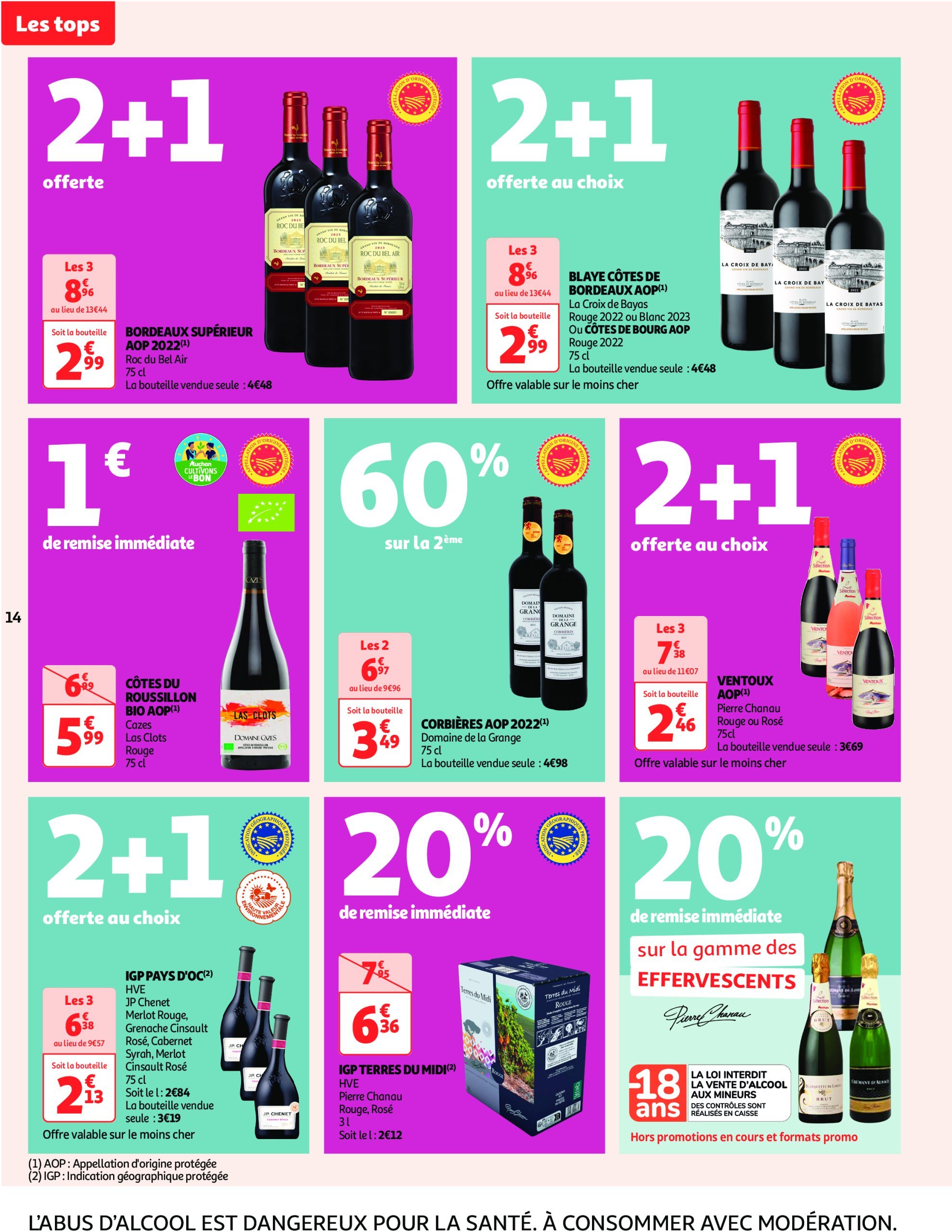 auchan - Catalogue Auchan - Les gros prix on en fait des confettis valable dès 25/02 - 09/03 - page: 14