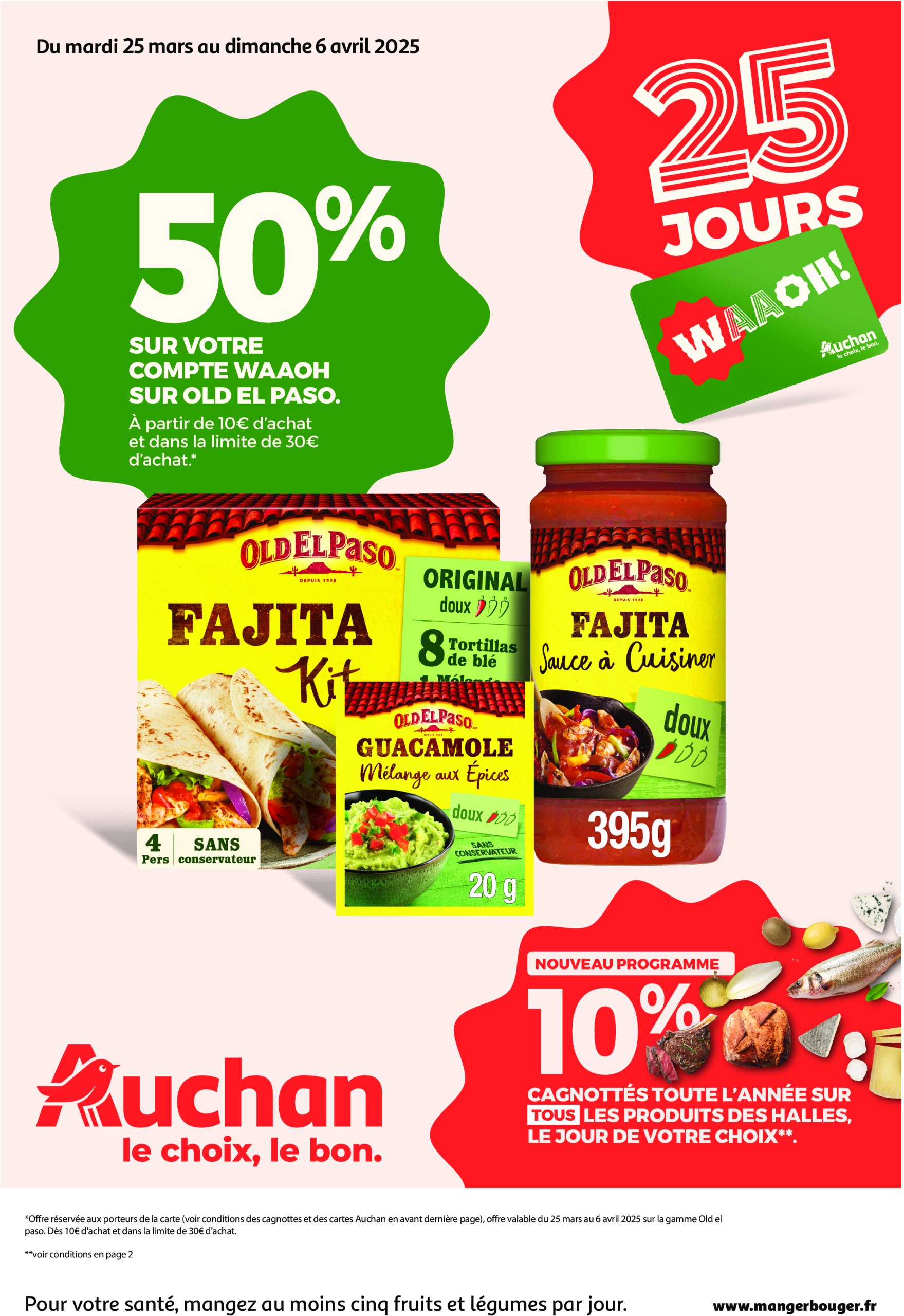 auchan - Catalogue Auchan - Les 25 jours Waaoh, spécial XXL valable dès 25/03 - 06/04