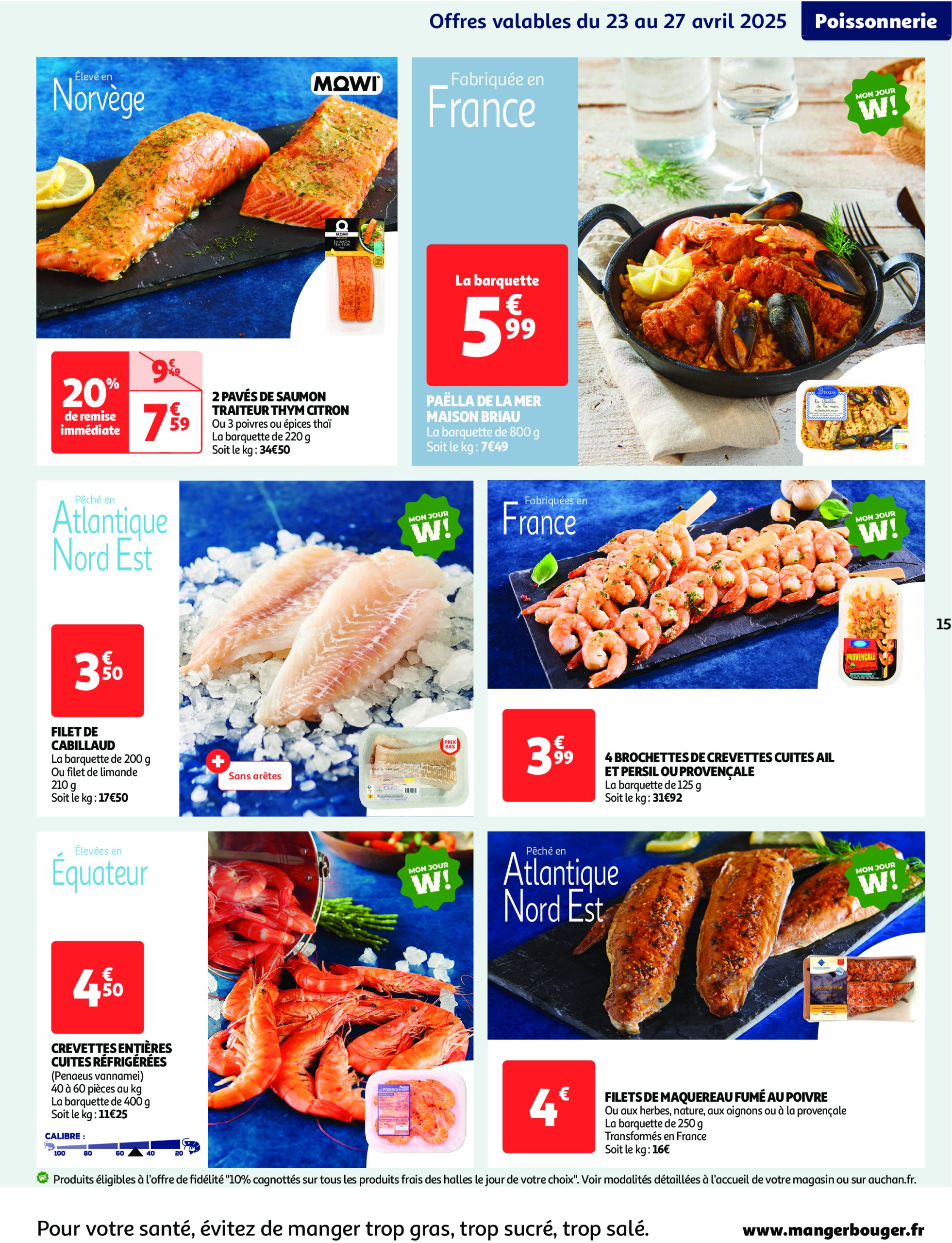 auchan - Catalogue Auchan - Comme en Italie : la dolce vita pour votre budget aussi valable dès 23/04 - 04/05 - page: 15 auchan - Catalogue Auchan - Comme en Italie : la dolce vita pour votre budget aussi valable dès 23/04 - 04/05 - page: 15