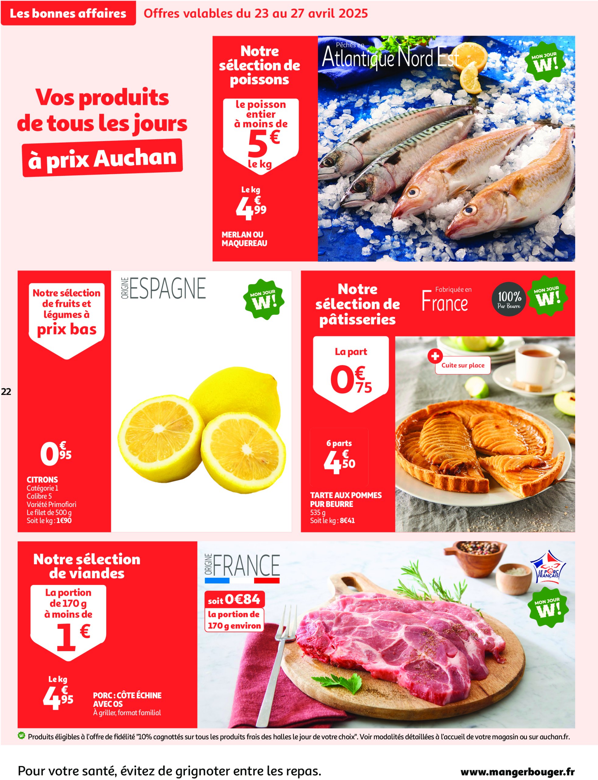 auchan - Catalogue Auchan - Comme en Italie : la dolce vita pour votre budget aussi valable dès 23/04 - 04/05 - page: 22 auchan - Catalogue Auchan - Comme en Italie : la dolce vita pour votre budget aussi valable dès 23/04 - 04/05 - page: 22