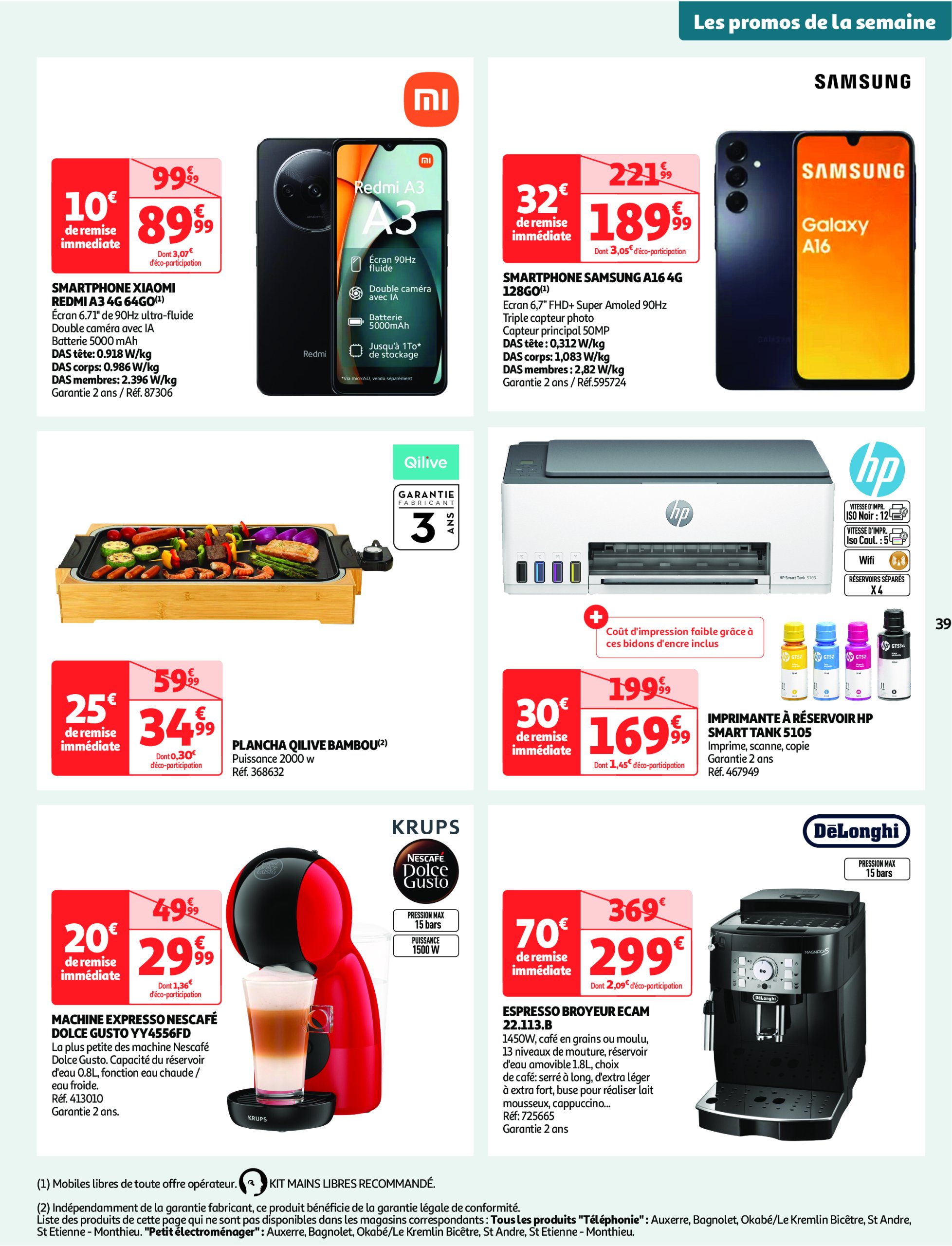 auchan - Catalogue Auchan - Comme en Italie : la dolce vita pour votre budget aussi valable dès 23/04 - 04/05 - page: 39 auchan - Catalogue Auchan - Comme en Italie : la dolce vita pour votre budget aussi valable dès 23/04 - 04/05 - page: 39