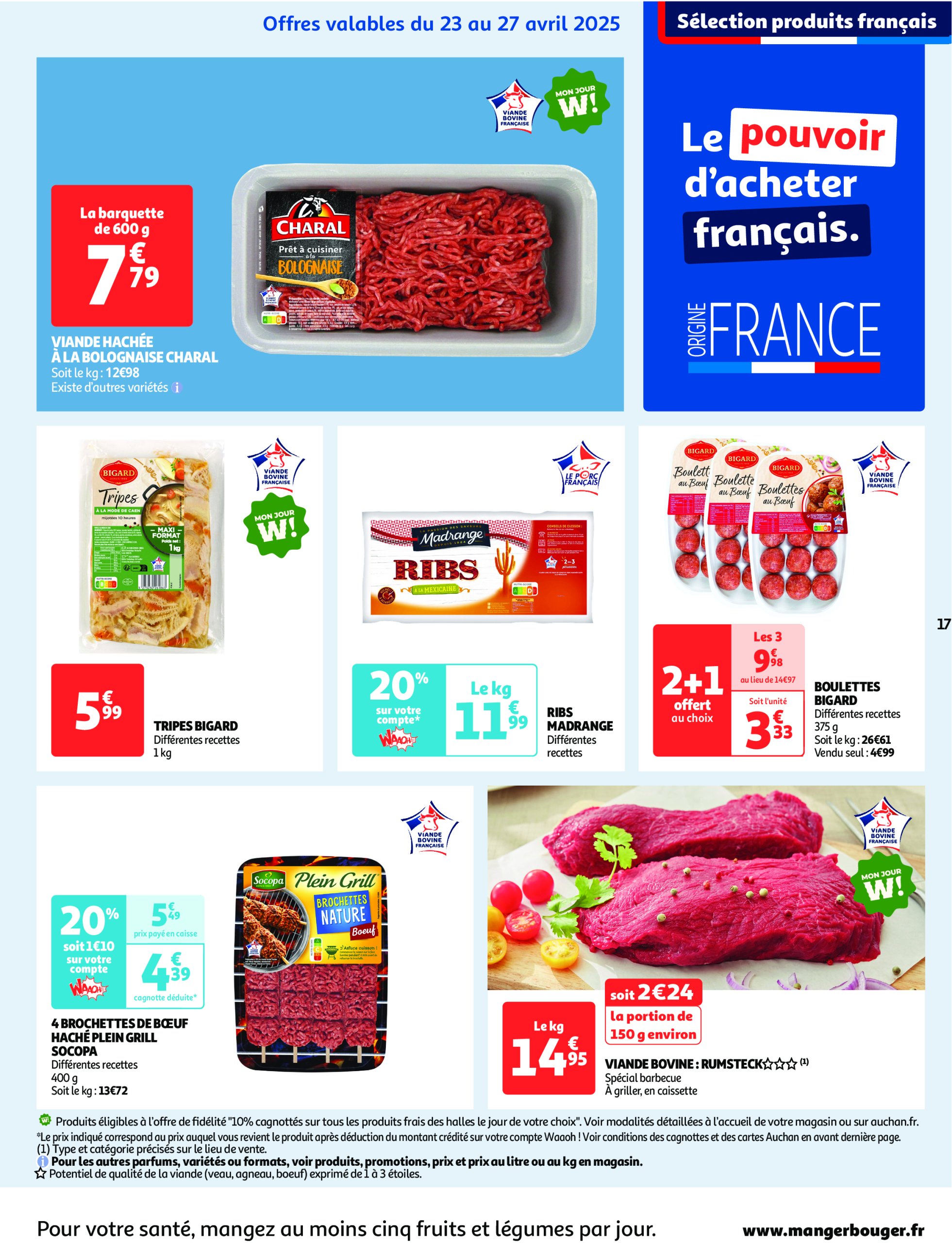 auchan - Catalogue Auchan - Comme en Italie : la dolce vita pour votre budget aussi valable dès 23/04 - 04/05 - page: 17 auchan - Catalogue Auchan - Comme en Italie : la dolce vita pour votre budget aussi valable dès 23/04 - 04/05 - page: 17
