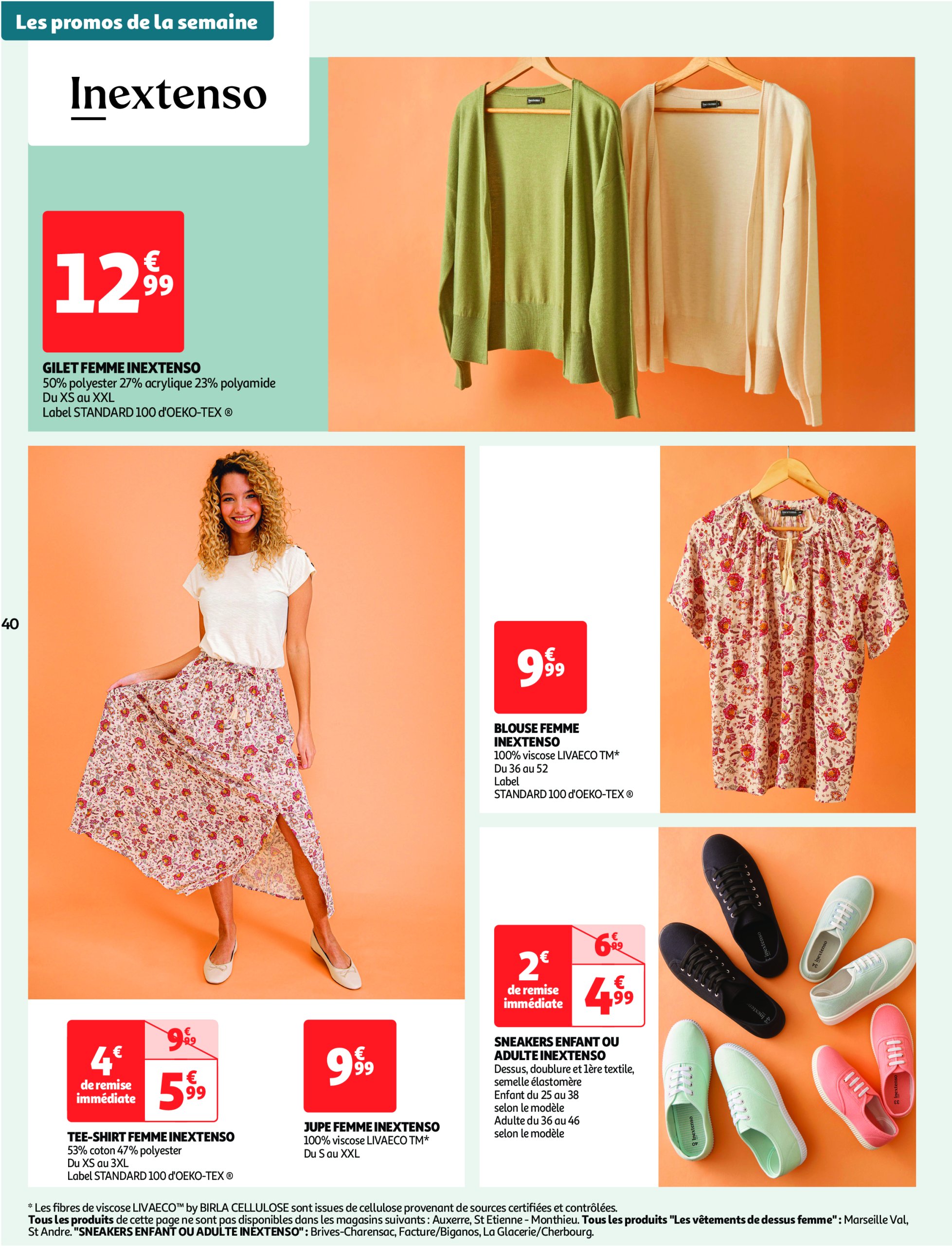 auchan - Catalogue Auchan - Comme en Italie : la dolce vita pour votre budget aussi valable dès 23/04 - 04/05 - page: 40 auchan - Catalogue Auchan - Comme en Italie : la dolce vita pour votre budget aussi valable dès 23/04 - 04/05 - page: 40