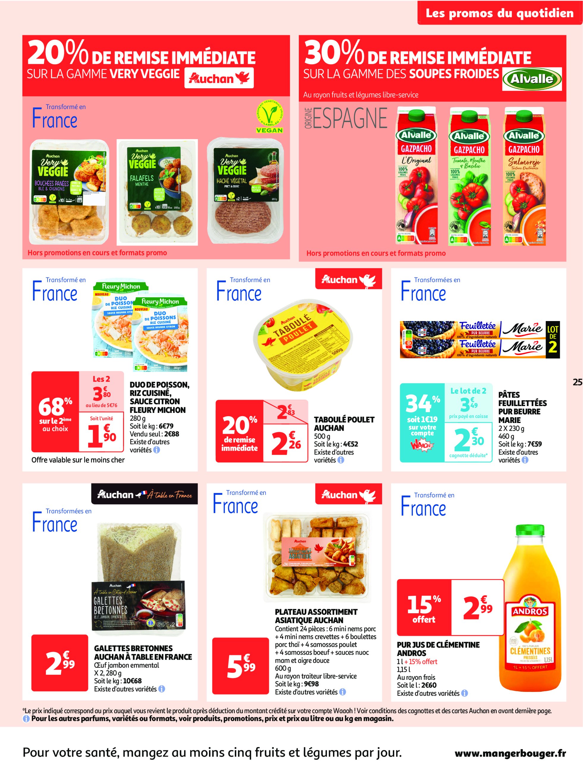 auchan - Catalogue Auchan - Comme en Italie : la dolce vita pour votre budget aussi valable dès 23/04 - 04/05 - page: 25 auchan - Catalogue Auchan - Comme en Italie : la dolce vita pour votre budget aussi valable dès 23/04 - 04/05 - page: 25