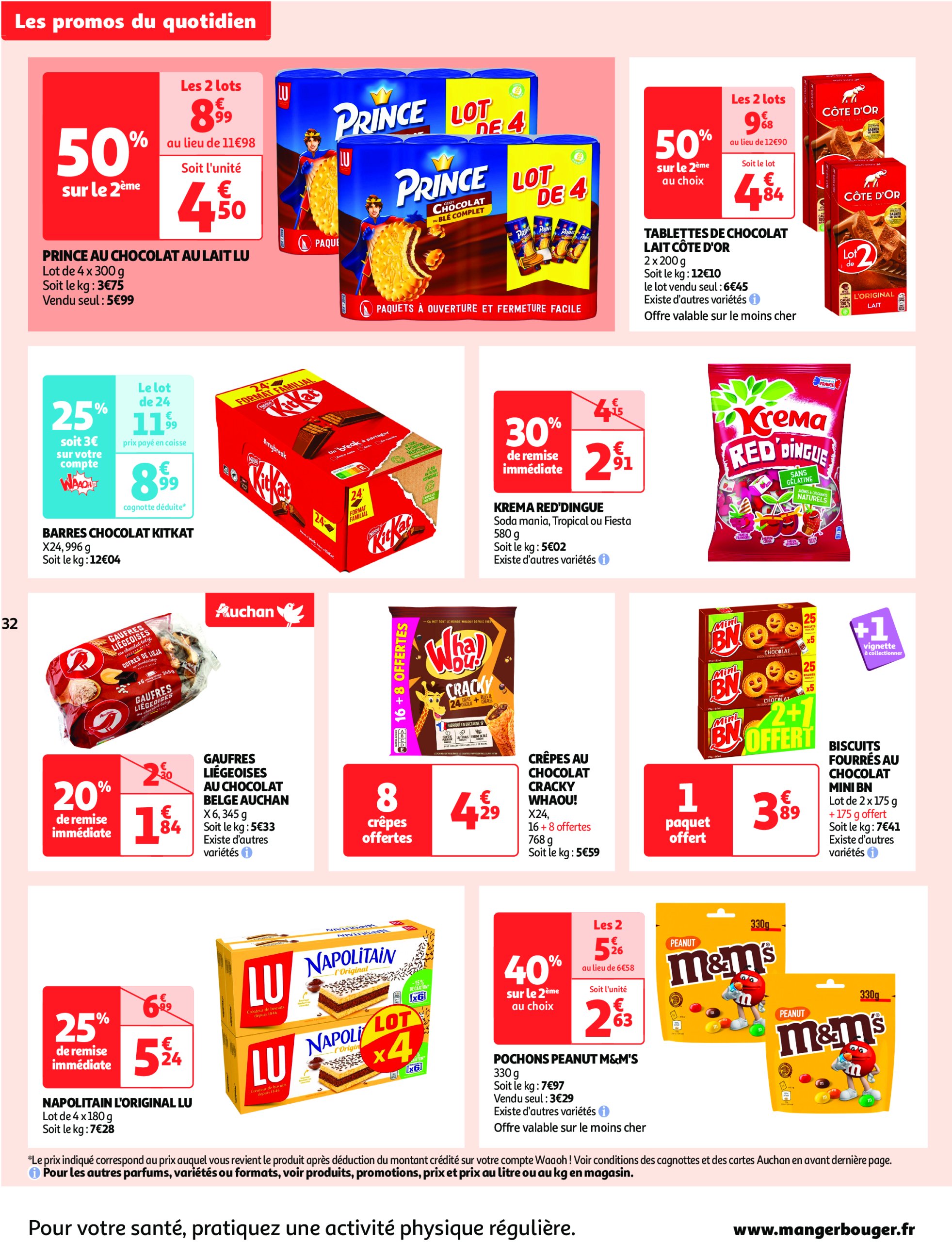 auchan - Catalogue Auchan - Comme en Italie : la dolce vita pour votre budget aussi valable dès 23/04 - 04/05 - page: 32 auchan - Catalogue Auchan - Comme en Italie : la dolce vita pour votre budget aussi valable dès 23/04 - 04/05 - page: 32