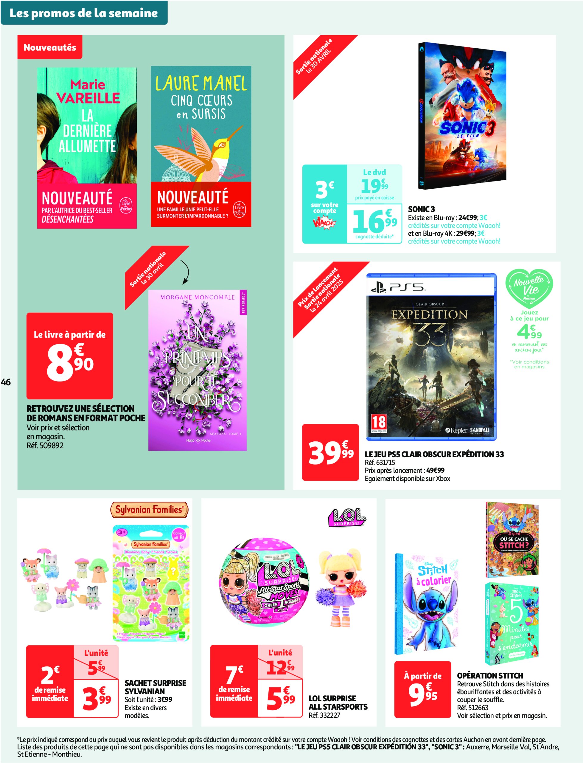 auchan - Catalogue Auchan - Comme en Italie : la dolce vita pour votre budget aussi valable dès 23/04 - 04/05 - page: 46 auchan - Catalogue Auchan - Comme en Italie : la dolce vita pour votre budget aussi valable dès 23/04 - 04/05 - page: 46