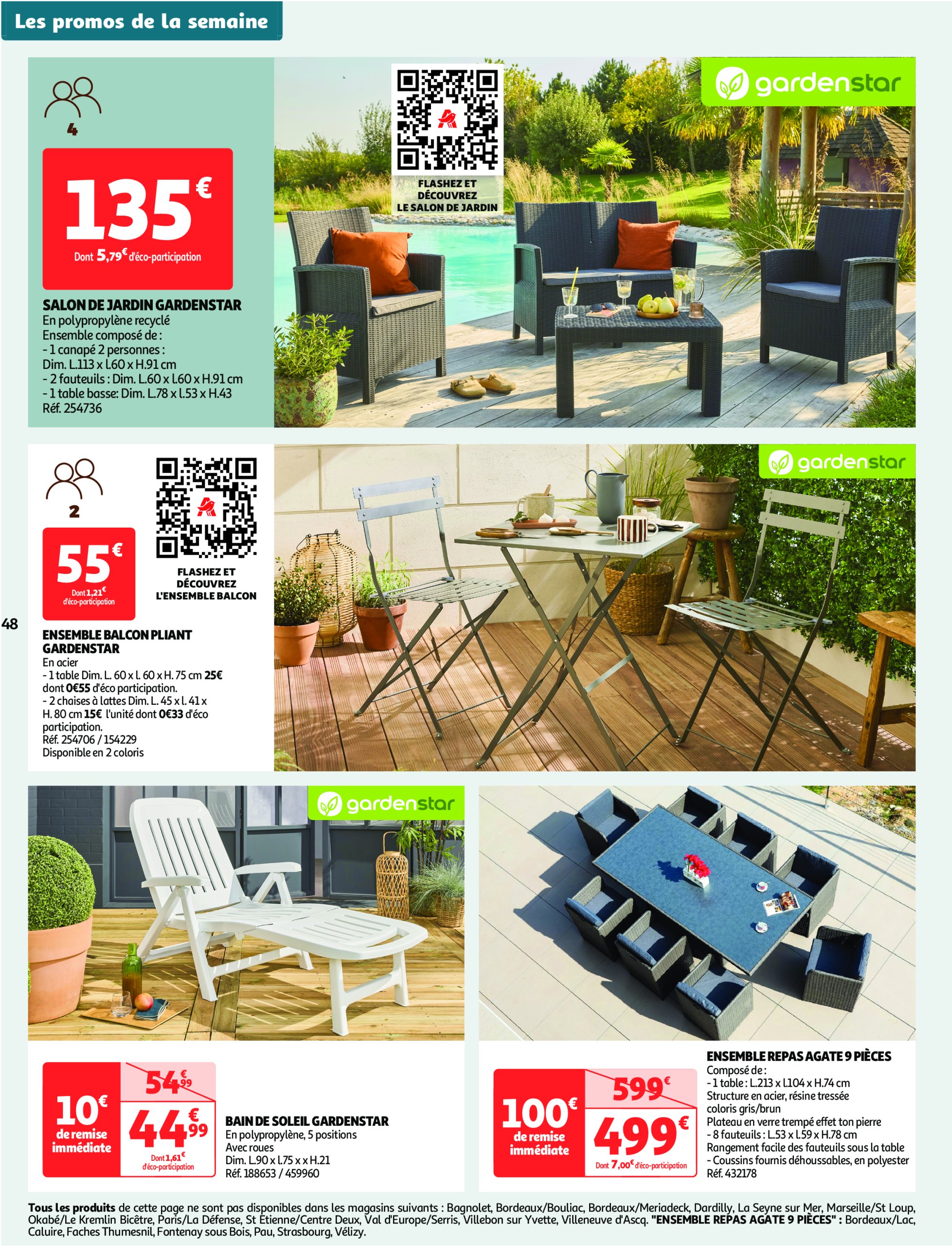 auchan - Catalogue Auchan - Comme en Italie : la dolce vita pour votre budget aussi valable dès 23/04 - 04/05 - page: 48 auchan - Catalogue Auchan - Comme en Italie : la dolce vita pour votre budget aussi valable dès 23/04 - 04/05 - page: 48