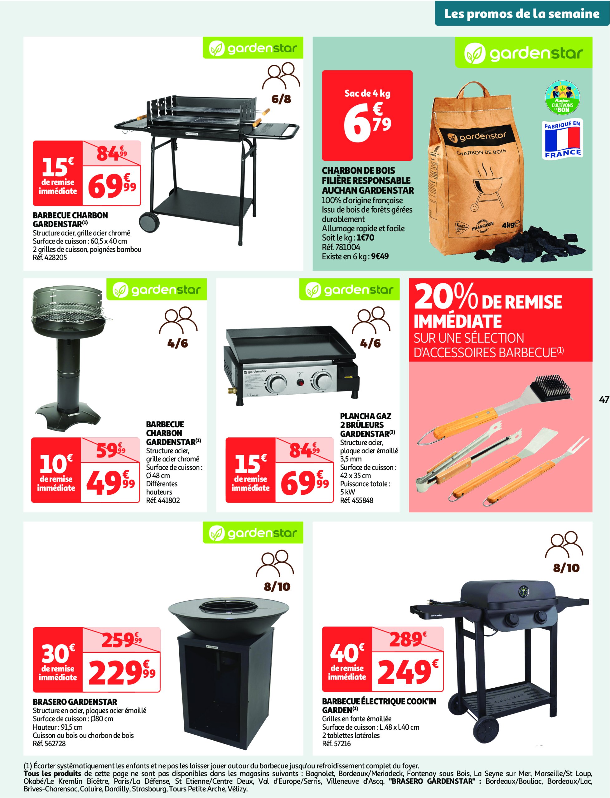 auchan - Catalogue Auchan - Comme en Italie : la dolce vita pour votre budget aussi valable dès 23/04 - 04/05 - page: 47 auchan - Catalogue Auchan - Comme en Italie : la dolce vita pour votre budget aussi valable dès 23/04 - 04/05 - page: 47
