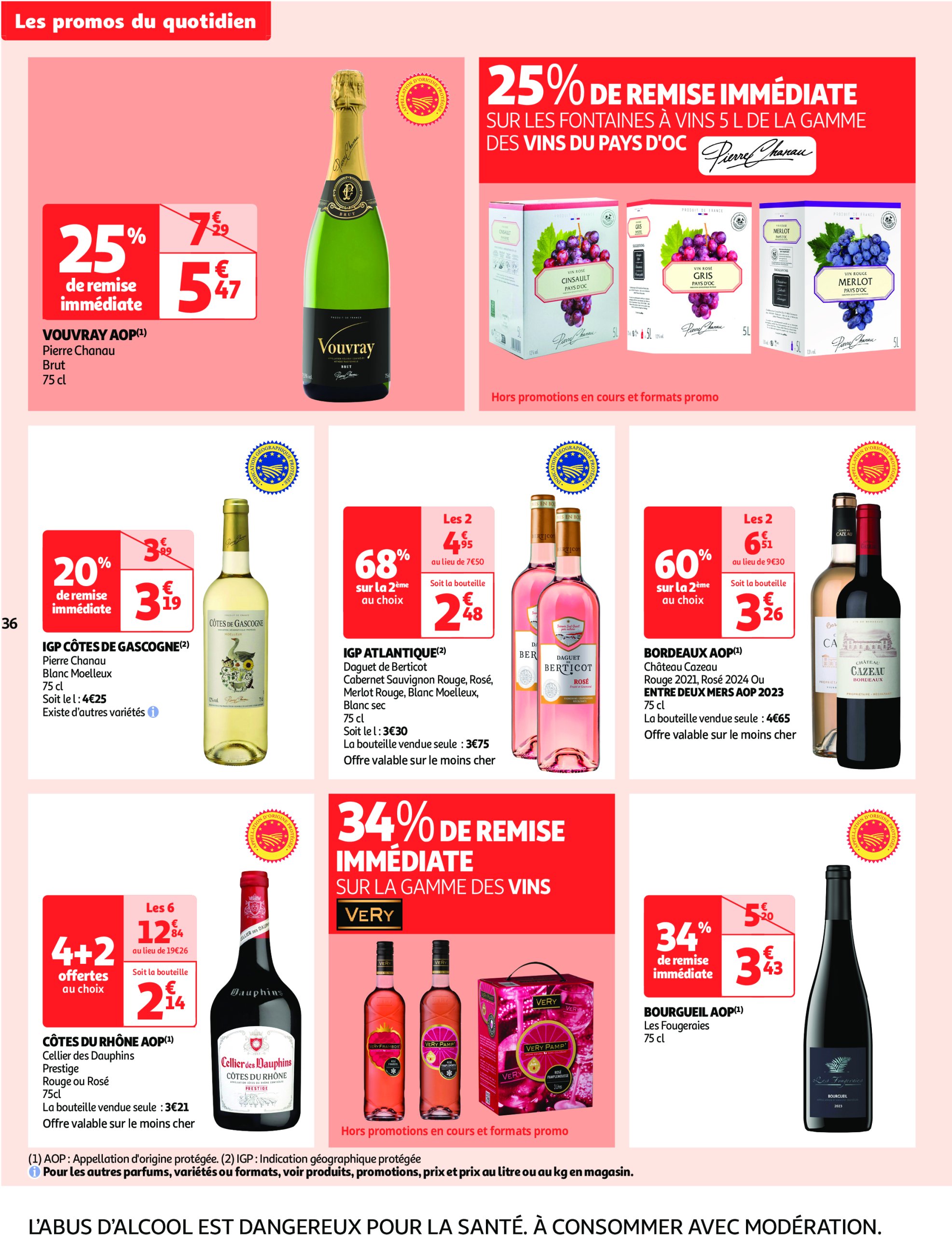 auchan - Catalogue Auchan - Comme en Italie : la dolce vita pour votre budget aussi valable dès 23/04 - 04/05 - page: 36 auchan - Catalogue Auchan - Comme en Italie : la dolce vita pour votre budget aussi valable dès 23/04 - 04/05 - page: 36