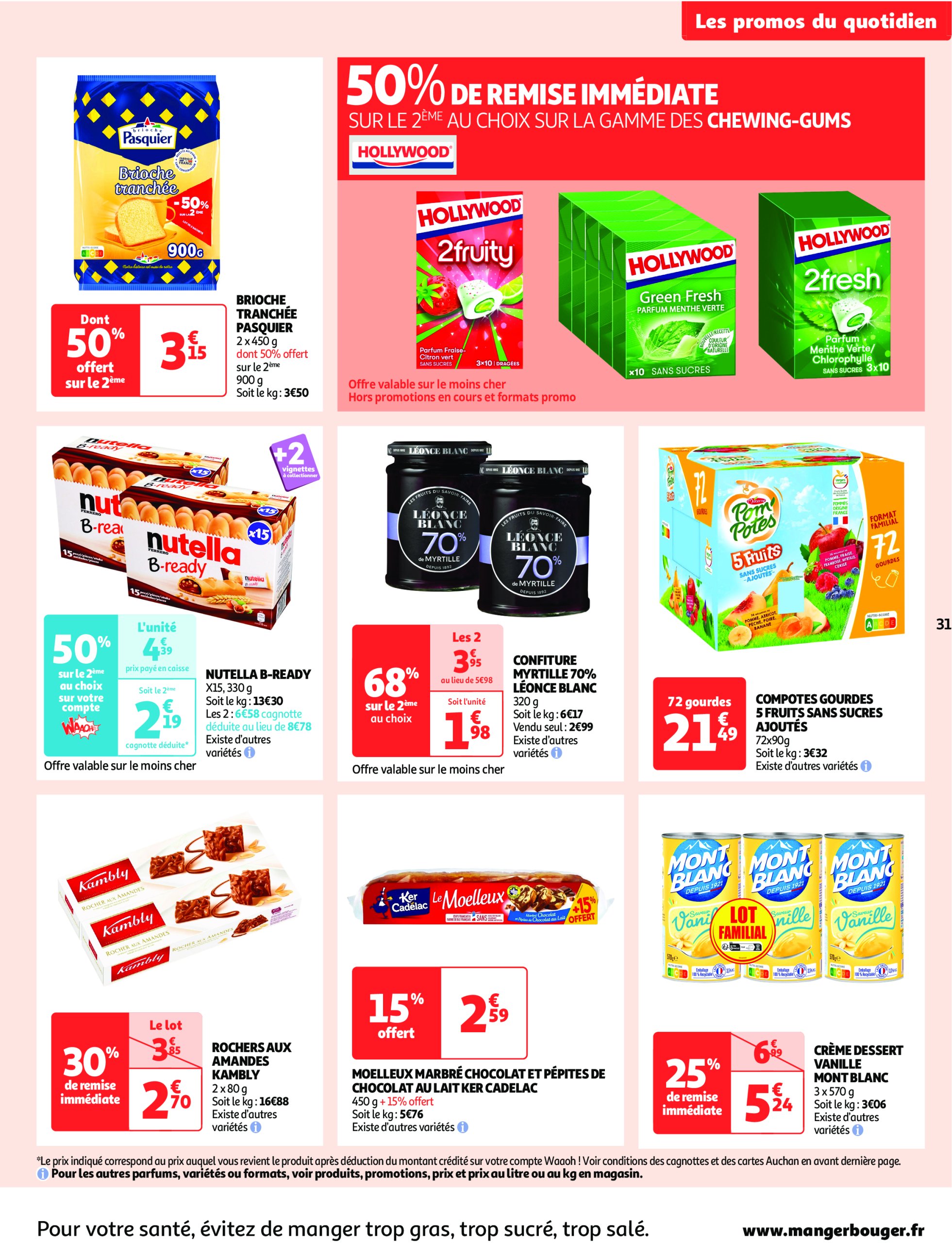 auchan - Catalogue Auchan - Comme en Italie : la dolce vita pour votre budget aussi valable dès 23/04 - 04/05 - page: 31 auchan - Catalogue Auchan - Comme en Italie : la dolce vita pour votre budget aussi valable dès 23/04 - 04/05 - page: 31