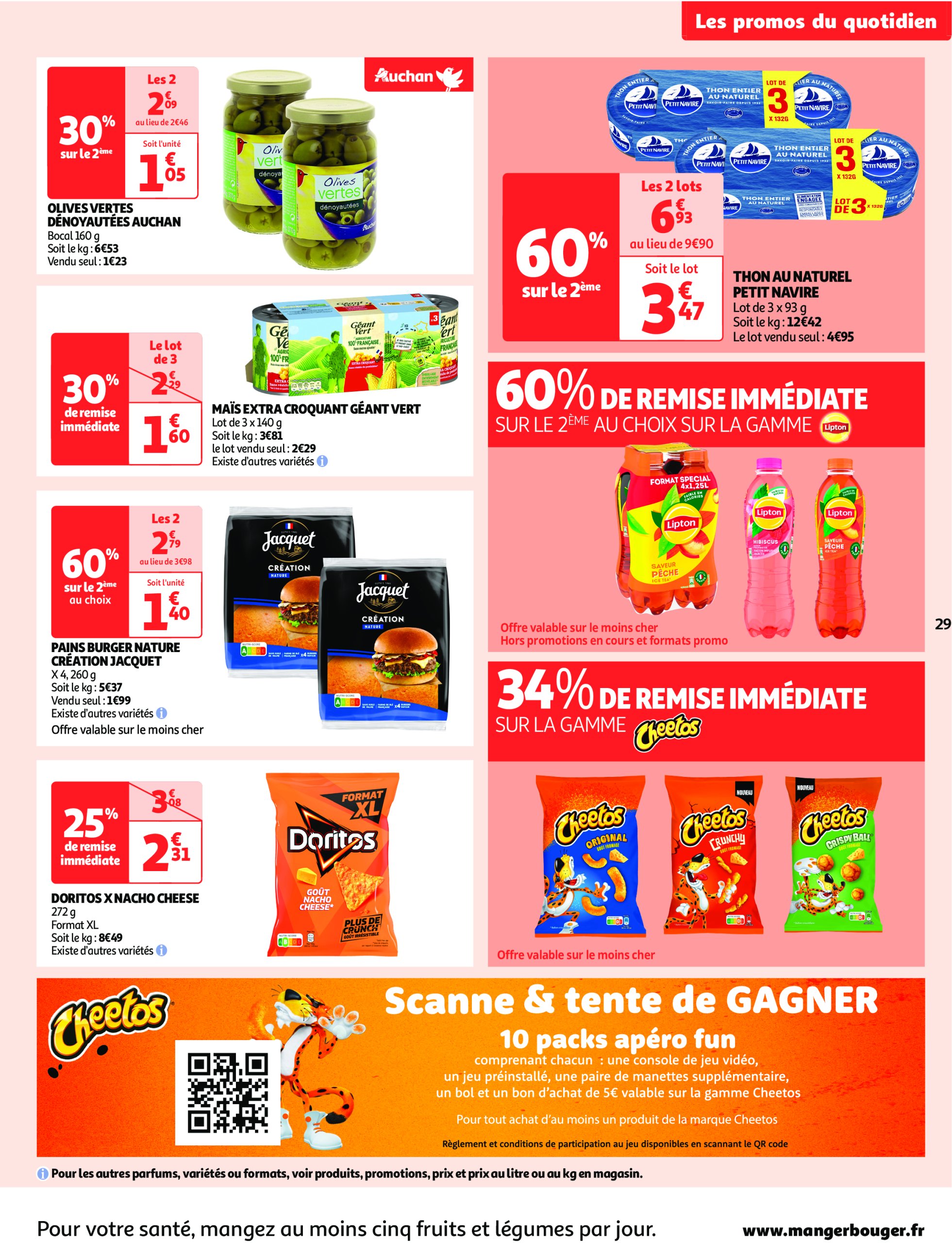auchan - Catalogue Auchan - Comme en Italie : la dolce vita pour votre budget aussi valable dès 23/04 - 04/05 - page: 29 auchan - Catalogue Auchan - Comme en Italie : la dolce vita pour votre budget aussi valable dès 23/04 - 04/05 - page: 29