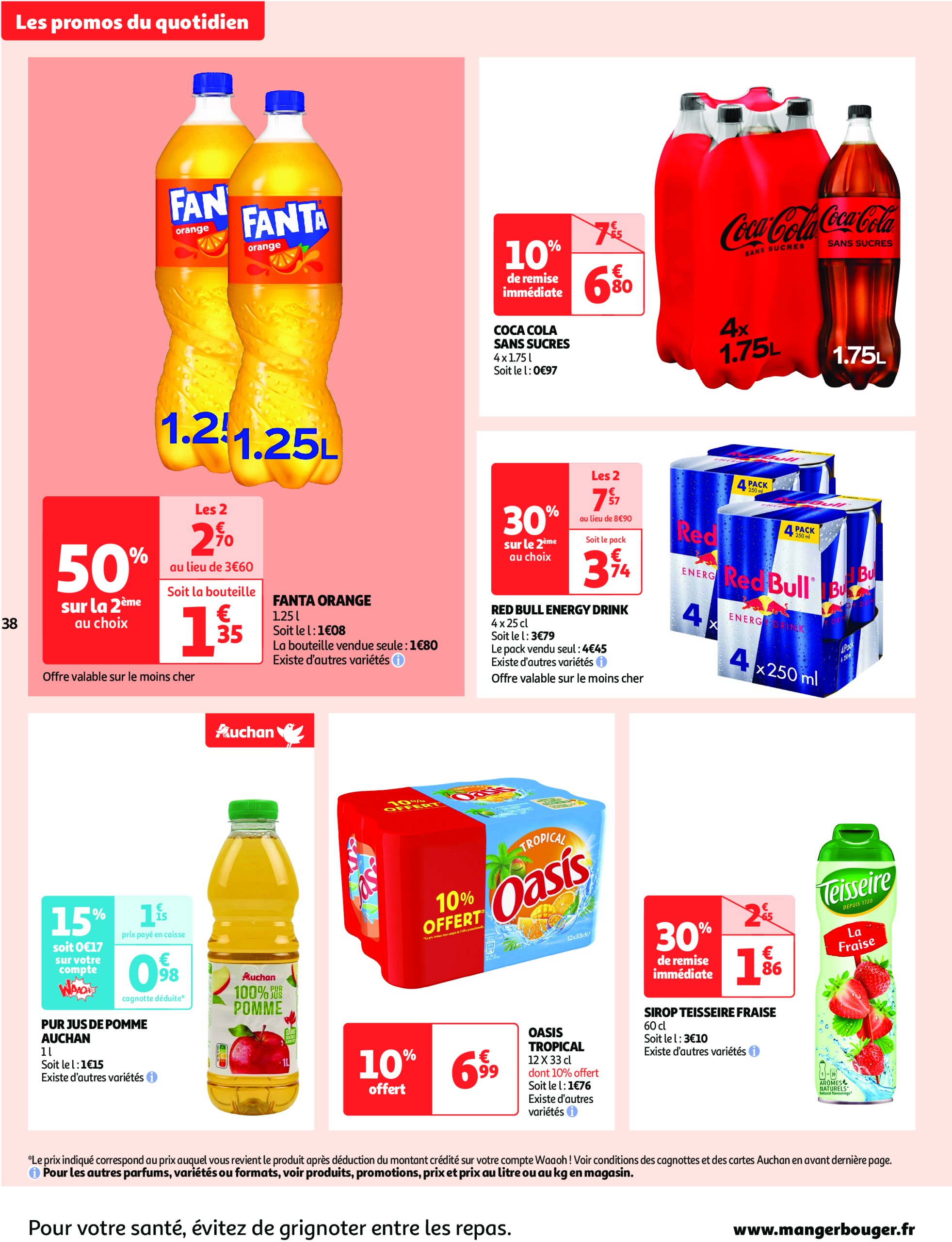 auchan - Catalogue Auchan - Comme en Italie : la dolce vita pour votre budget aussi valable dès 23/04 - 04/05 - page: 38 auchan - Catalogue Auchan - Comme en Italie : la dolce vita pour votre budget aussi valable dès 23/04 - 04/05 - page: 38