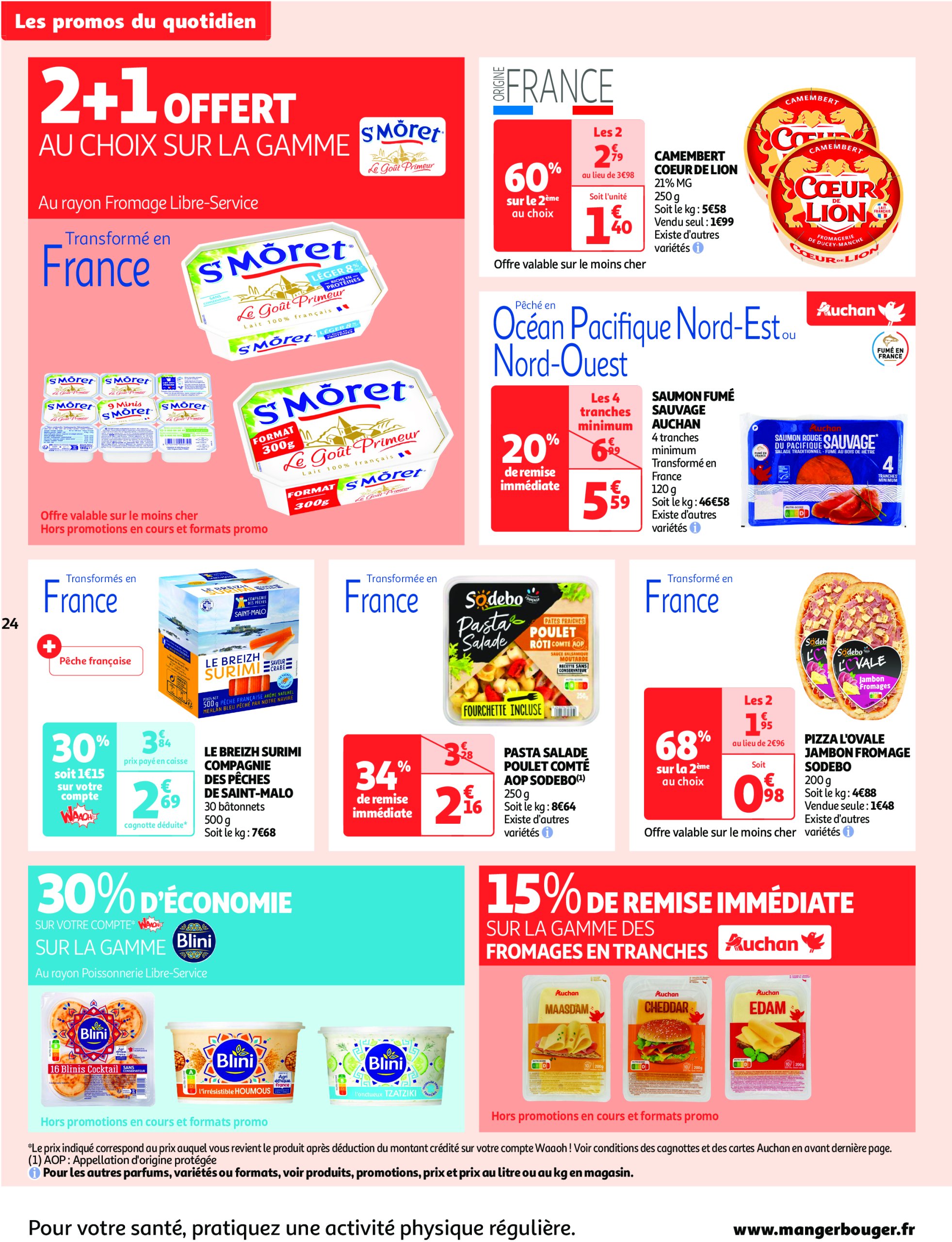 auchan - Catalogue Auchan - Comme en Italie : la dolce vita pour votre budget aussi valable dès 23/04 - 04/05 - page: 24 auchan - Catalogue Auchan - Comme en Italie : la dolce vita pour votre budget aussi valable dès 23/04 - 04/05 - page: 24