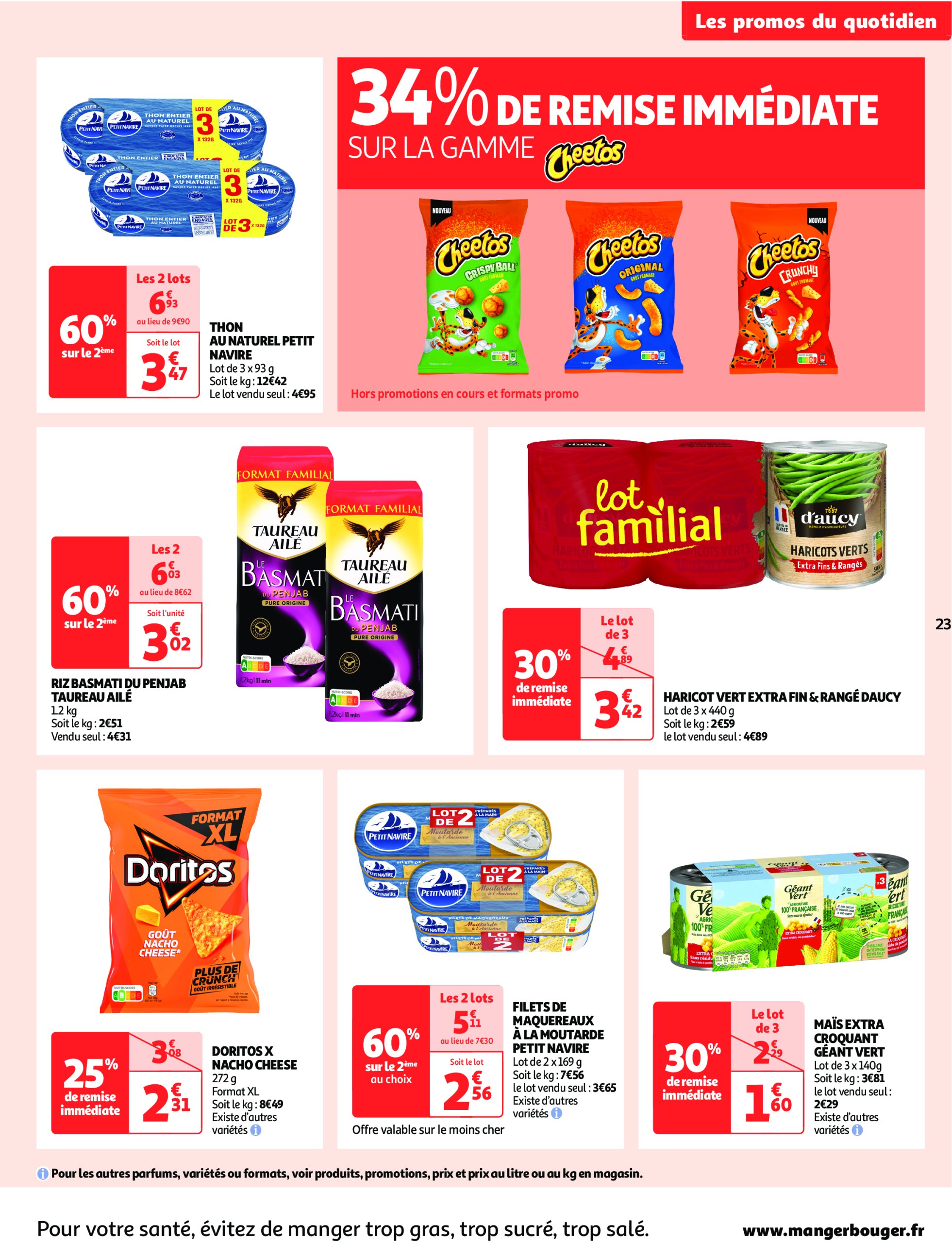 auchan - Catalogue Auchan supermarché - Comme en Italie, c'est aussi dans votre super valable dès 23/04 - 04/05 - page: 23 auchan - Catalogue Auchan supermarché - Comme en Italie, c'est aussi dans votre super valable dès 23/04 - 04/05 - page: 23