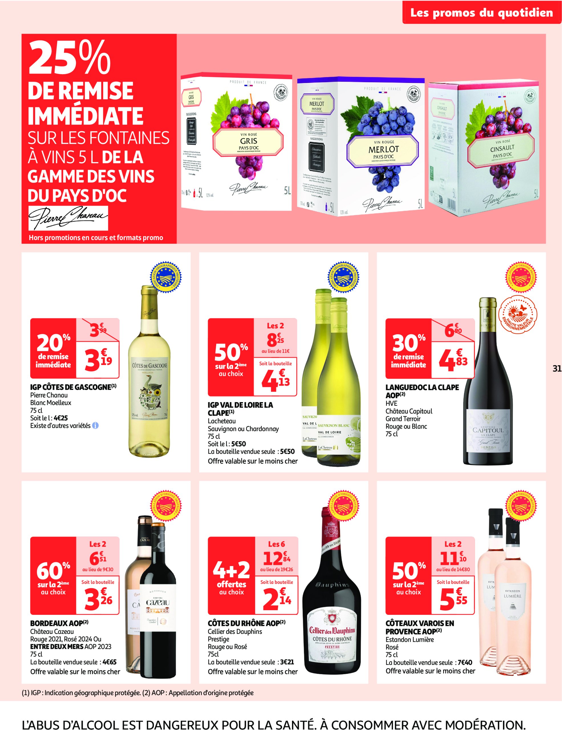 auchan - Catalogue Auchan supermarché - Comme en Italie, c'est aussi dans votre super valable dès 23/04 - 04/05 - page: 31 auchan - Catalogue Auchan supermarché - Comme en Italie, c'est aussi dans votre super valable dès 23/04 - 04/05 - page: 31