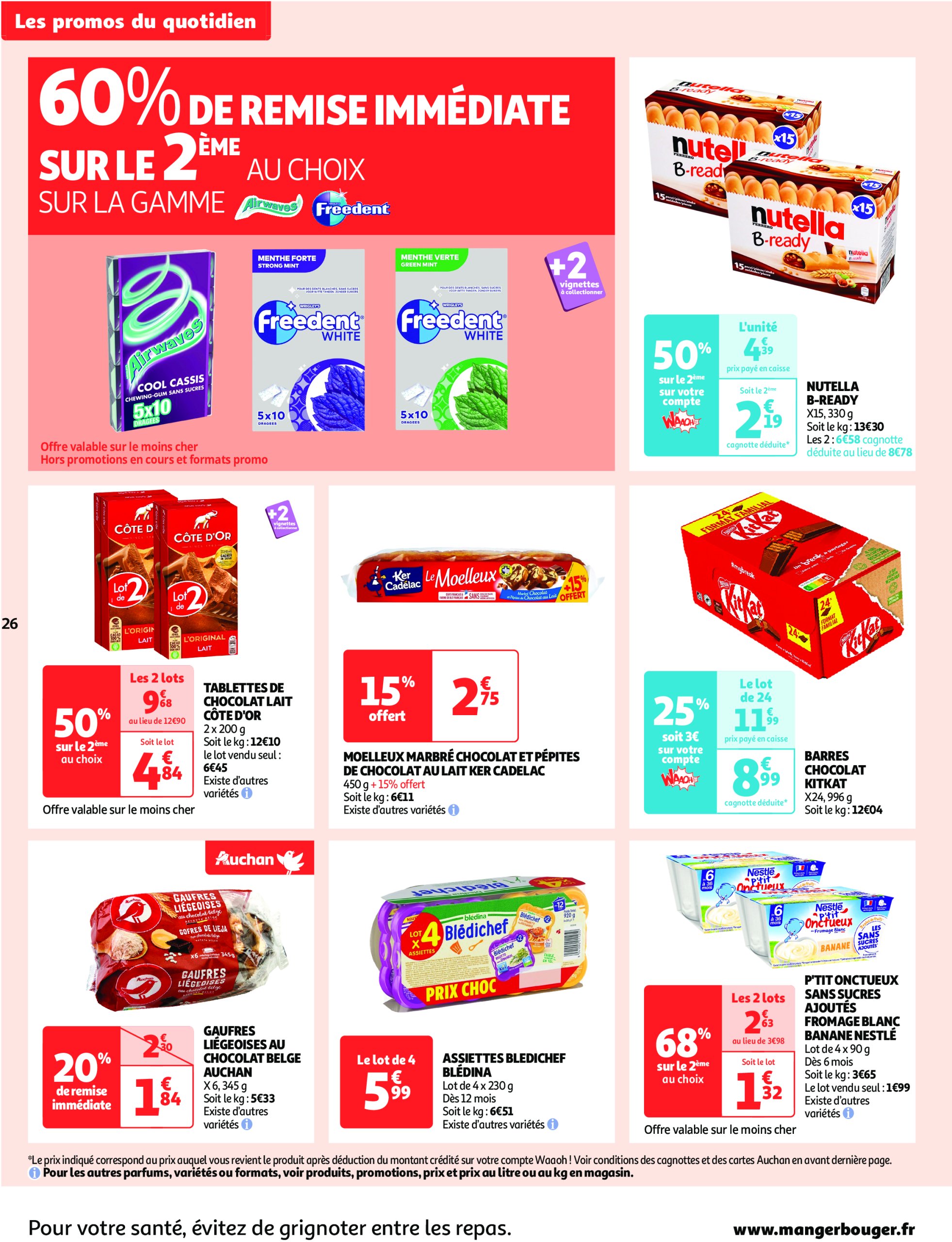 auchan - Catalogue Auchan supermarché - Comme en Italie, c'est aussi dans votre super valable dès 23/04 - 04/05 - page: 26 auchan - Catalogue Auchan supermarché - Comme en Italie, c'est aussi dans votre super valable dès 23/04 - 04/05 - page: 26