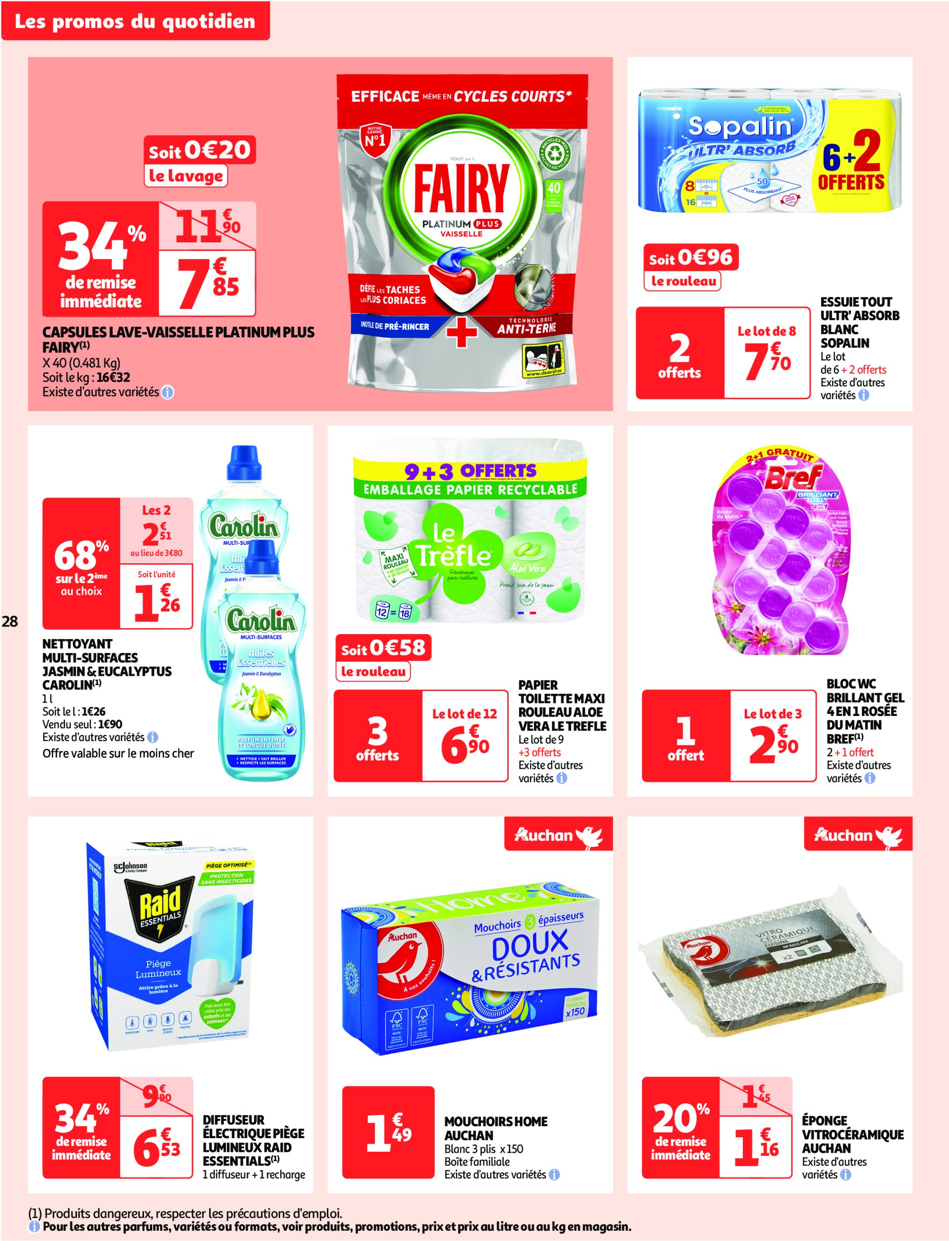 auchan - Catalogue Auchan supermarché - Comme en Italie, c'est aussi dans votre super valable dès 23/04 - 04/05 - page: 28 auchan - Catalogue Auchan supermarché - Comme en Italie, c'est aussi dans votre super valable dès 23/04 - 04/05 - page: 28