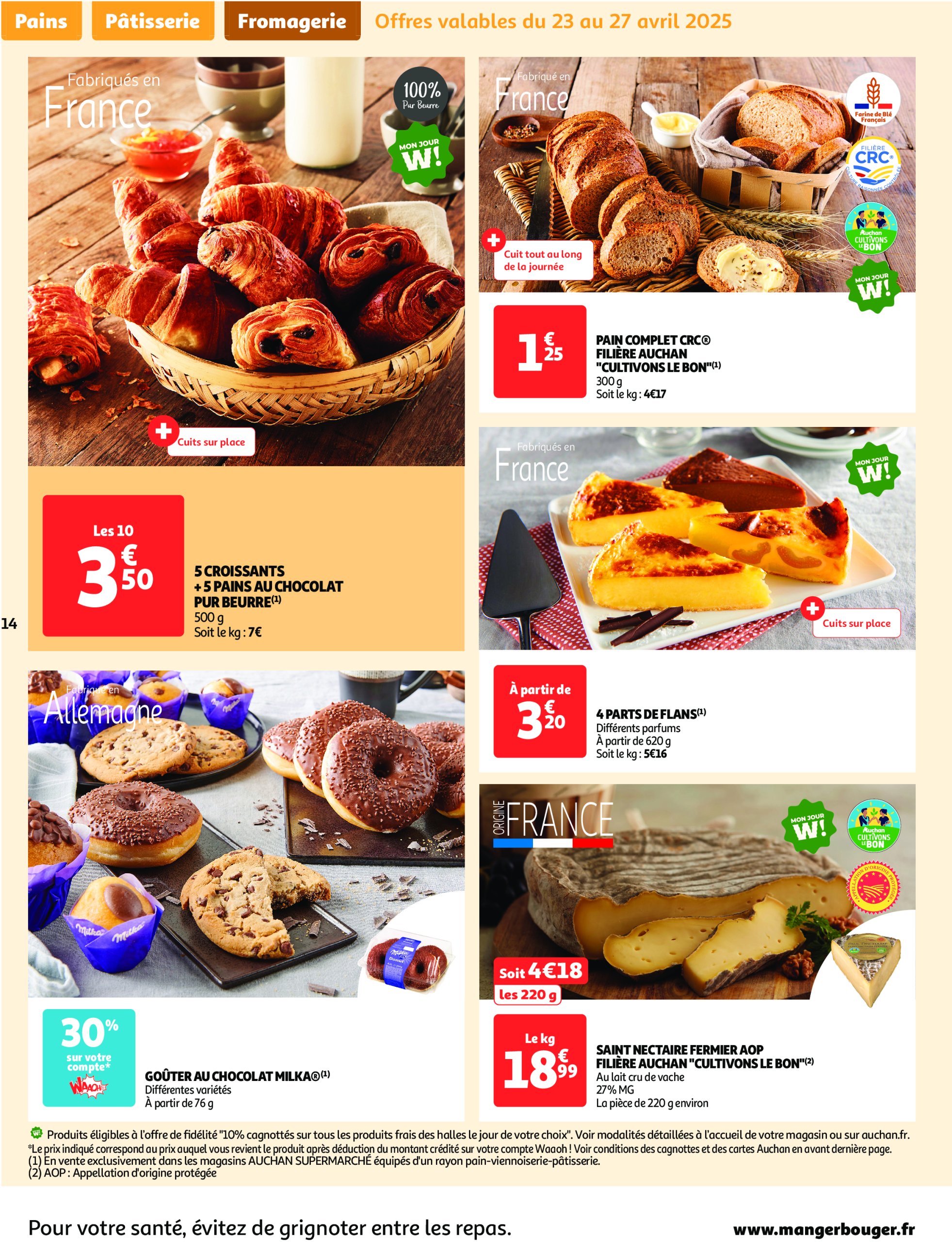 auchan - Catalogue Auchan supermarché - Comme en Italie, c'est aussi dans votre super valable dès 23/04 - 04/05 - page: 14 auchan - Catalogue Auchan supermarché - Comme en Italie, c'est aussi dans votre super valable dès 23/04 - 04/05 - page: 14
