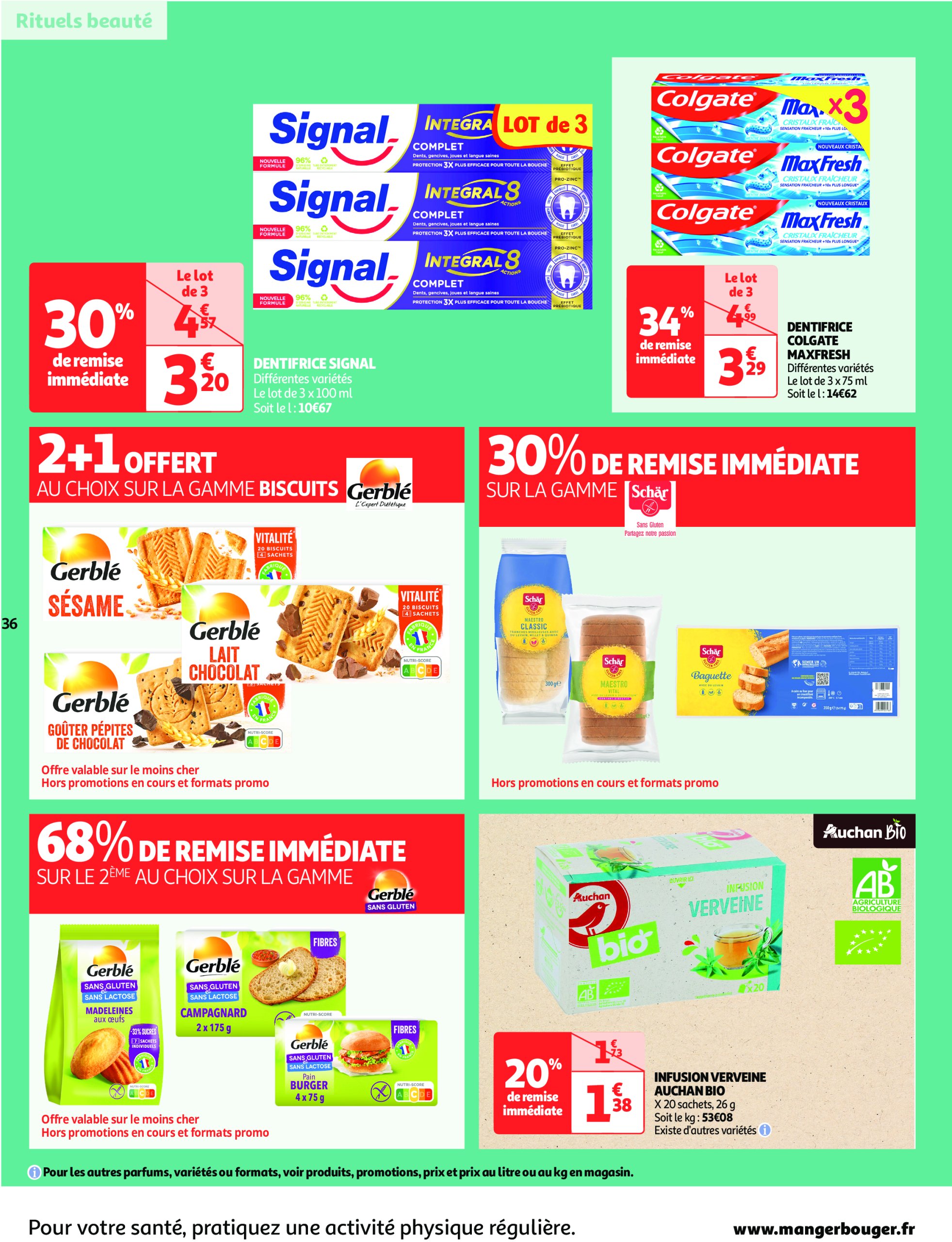 auchan - Catalogue Auchan supermarché - Comme en Italie, c'est aussi dans votre super valable dès 23/04 - 04/05 - page: 36 auchan - Catalogue Auchan supermarché - Comme en Italie, c'est aussi dans votre super valable dès 23/04 - 04/05 - page: 36