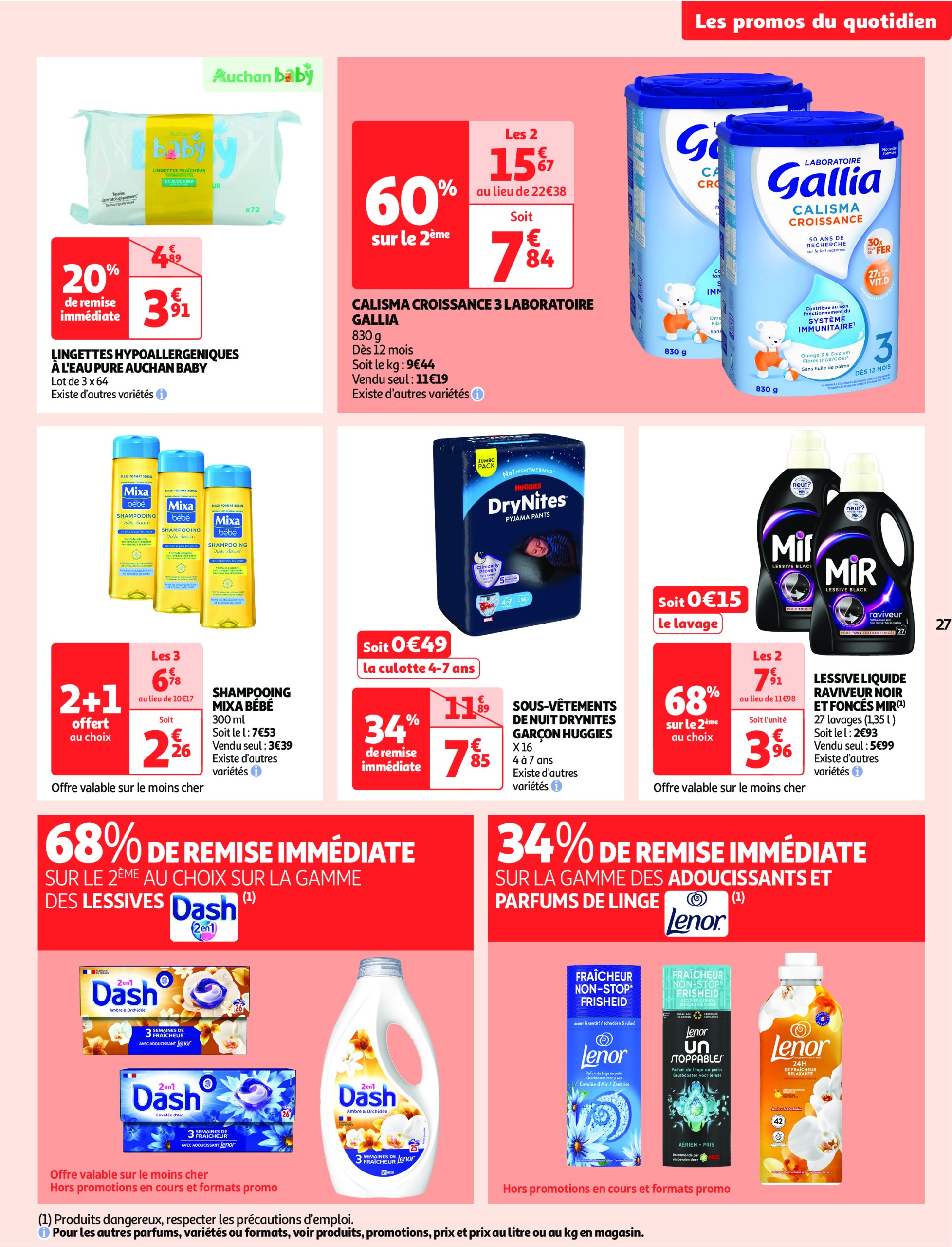 auchan - Catalogue Auchan supermarché - Comme en Italie, c'est aussi dans votre super valable dès 23/04 - 04/05 - page: 27 auchan - Catalogue Auchan supermarché - Comme en Italie, c'est aussi dans votre super valable dès 23/04 - 04/05 - page: 27