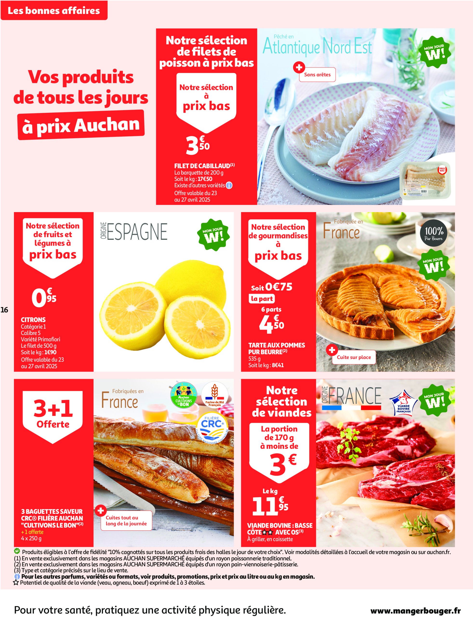 auchan - Catalogue Auchan supermarché - Comme en Italie, c'est aussi dans votre super valable dès 23/04 - 04/05 - page: 16 auchan - Catalogue Auchan supermarché - Comme en Italie, c'est aussi dans votre super valable dès 23/04 - 04/05 - page: 16